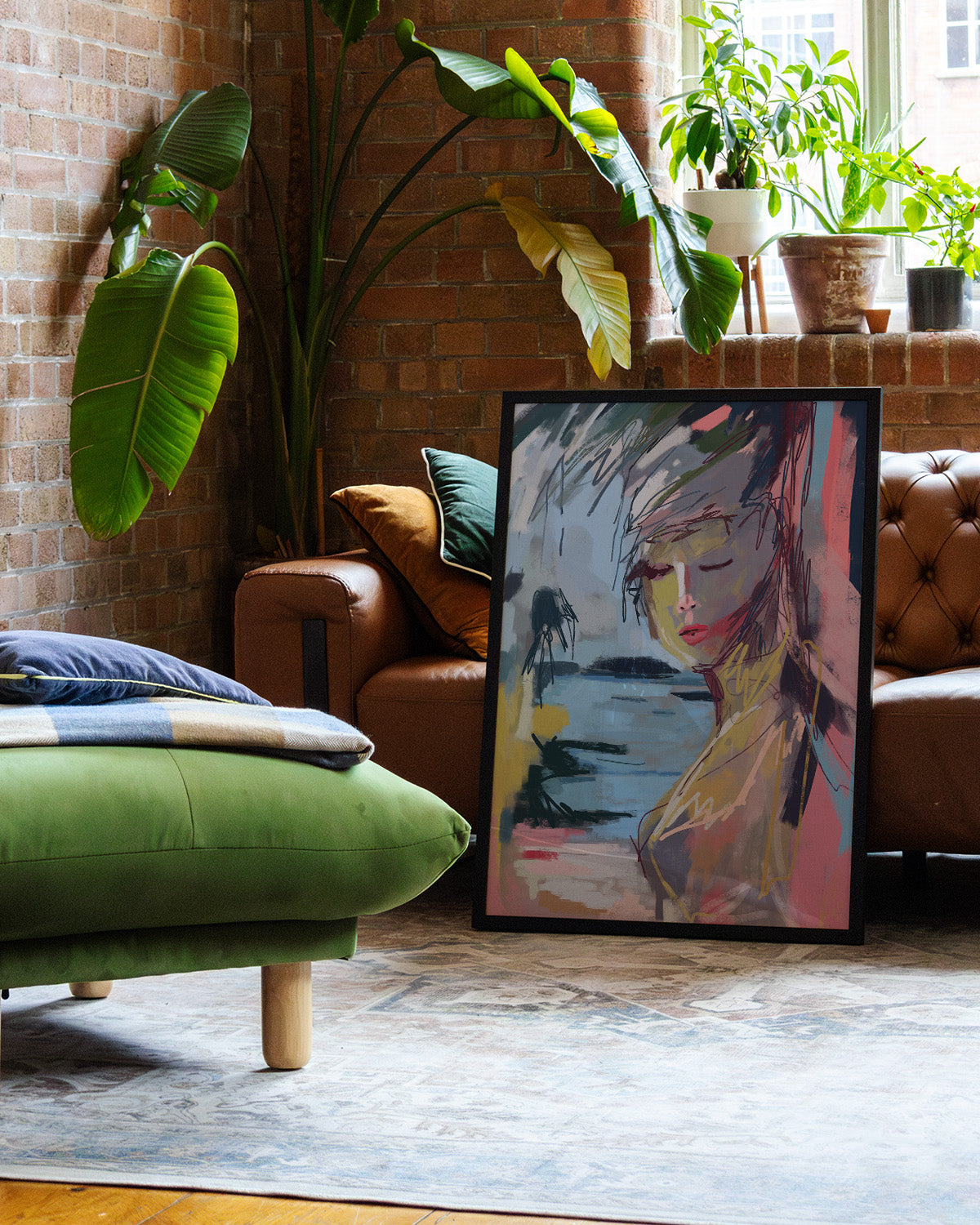 Low Tide, High Eyes Poster – Print Material Wandbild, moderne Kunst & Fine Art Print von Spawnd, handgefertigt & Made in Germany