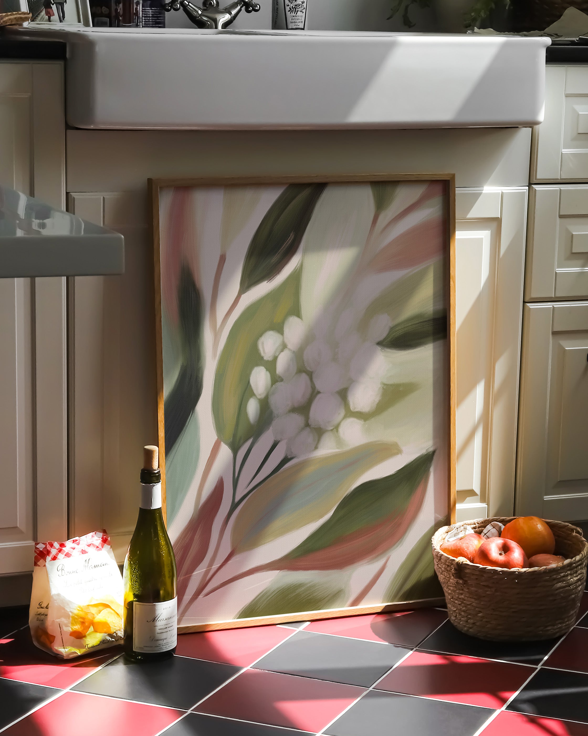 Lumière Feuillue Poster – FineArt Wandbild, moderne Kunst & Fine Art Print von Spawnd, handgefertigt & Made in Germany