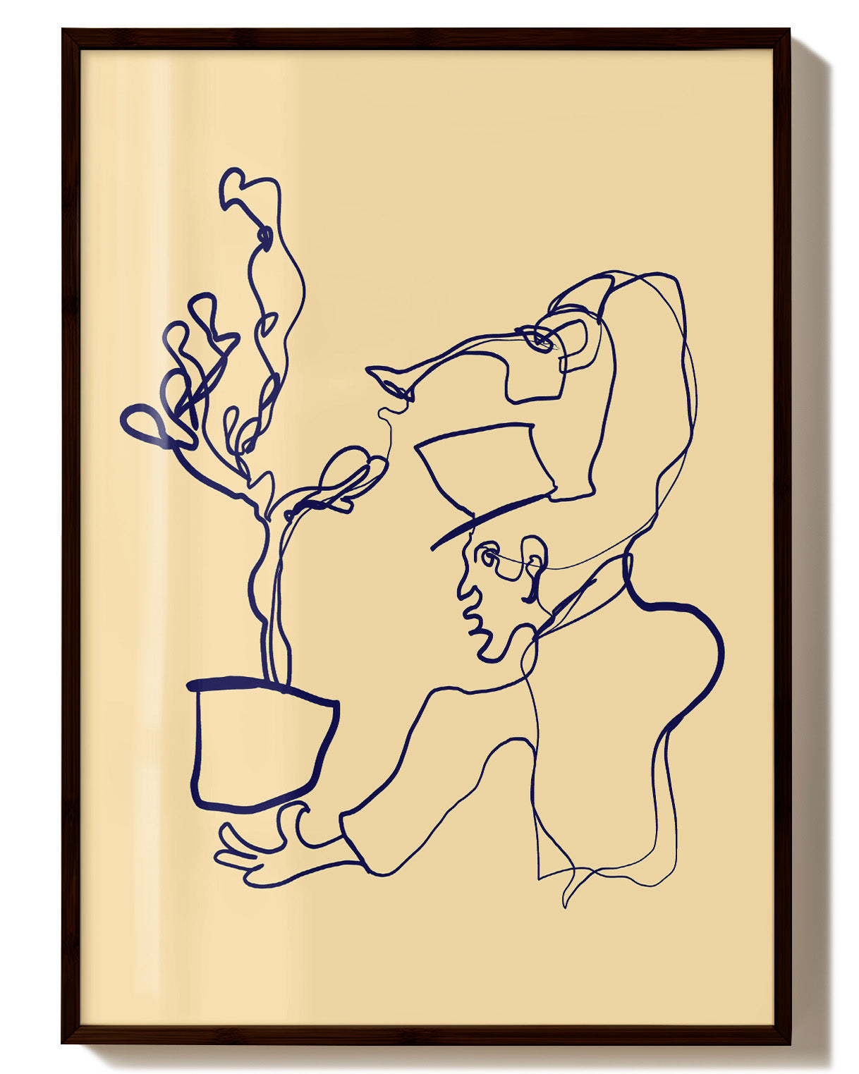 Magic Planto Poster – Print Material Wandbild, moderne Kunst & Fine Art Print von Spawnd, handgefertigt & Made in Germany