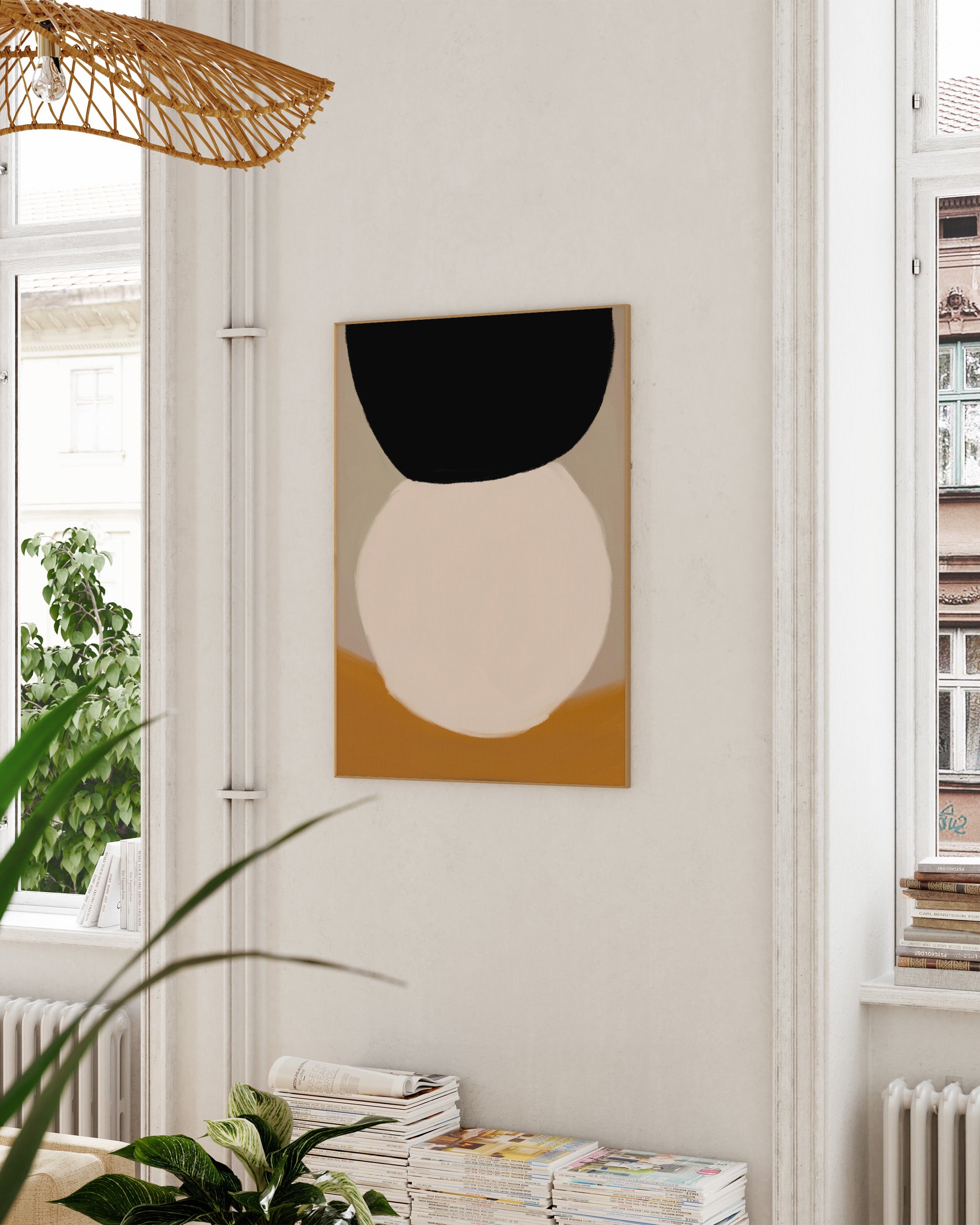 Månefall Poster – Print Material Wandbild, moderne Kunst & Fine Art Print von Spawnd, handgefertigt & Made in Germany