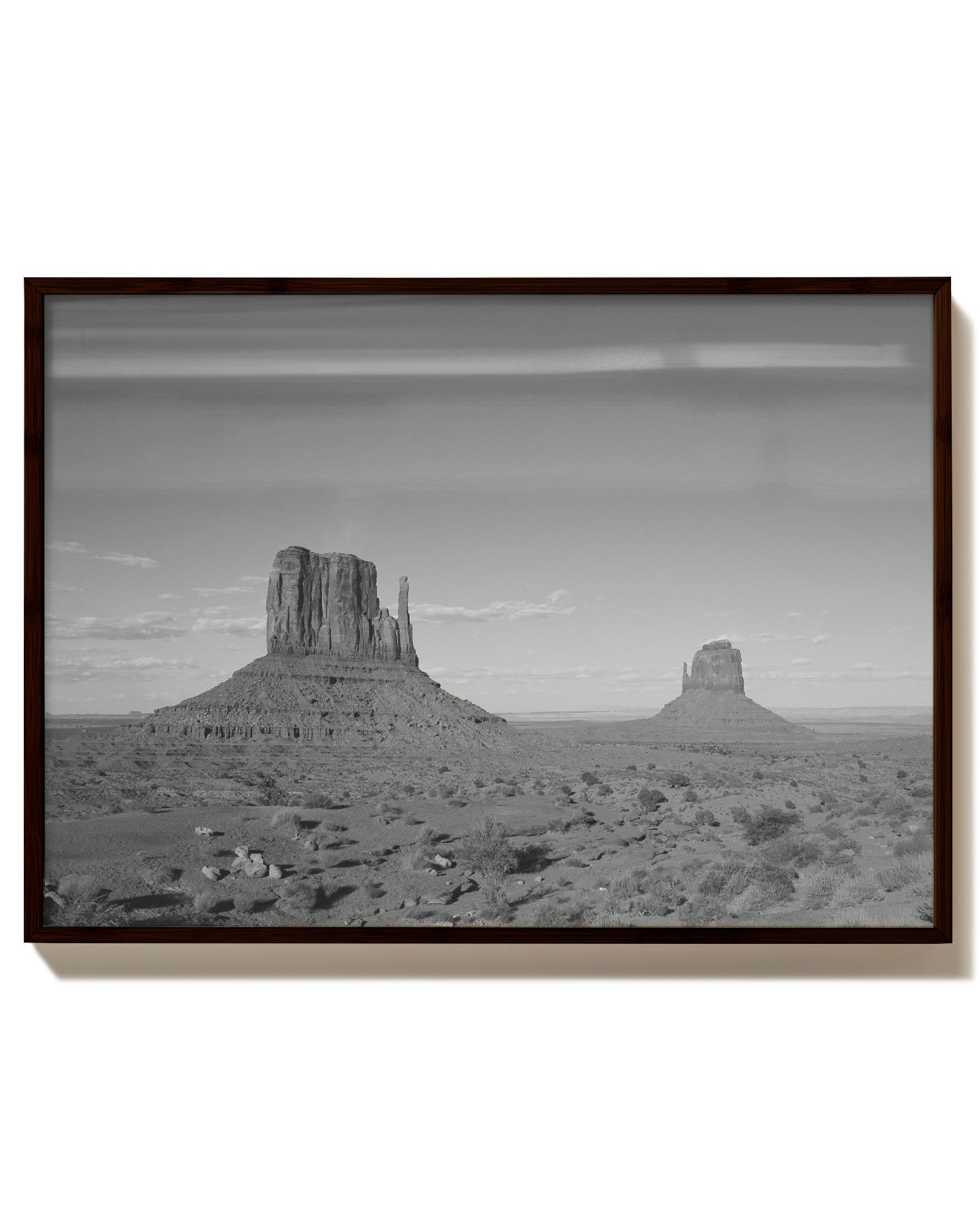Monument Valley Poster – Print Material Wandbild, moderne Kunst & Fine Art Print von Spawnd, handgefertigt & Made in Germany