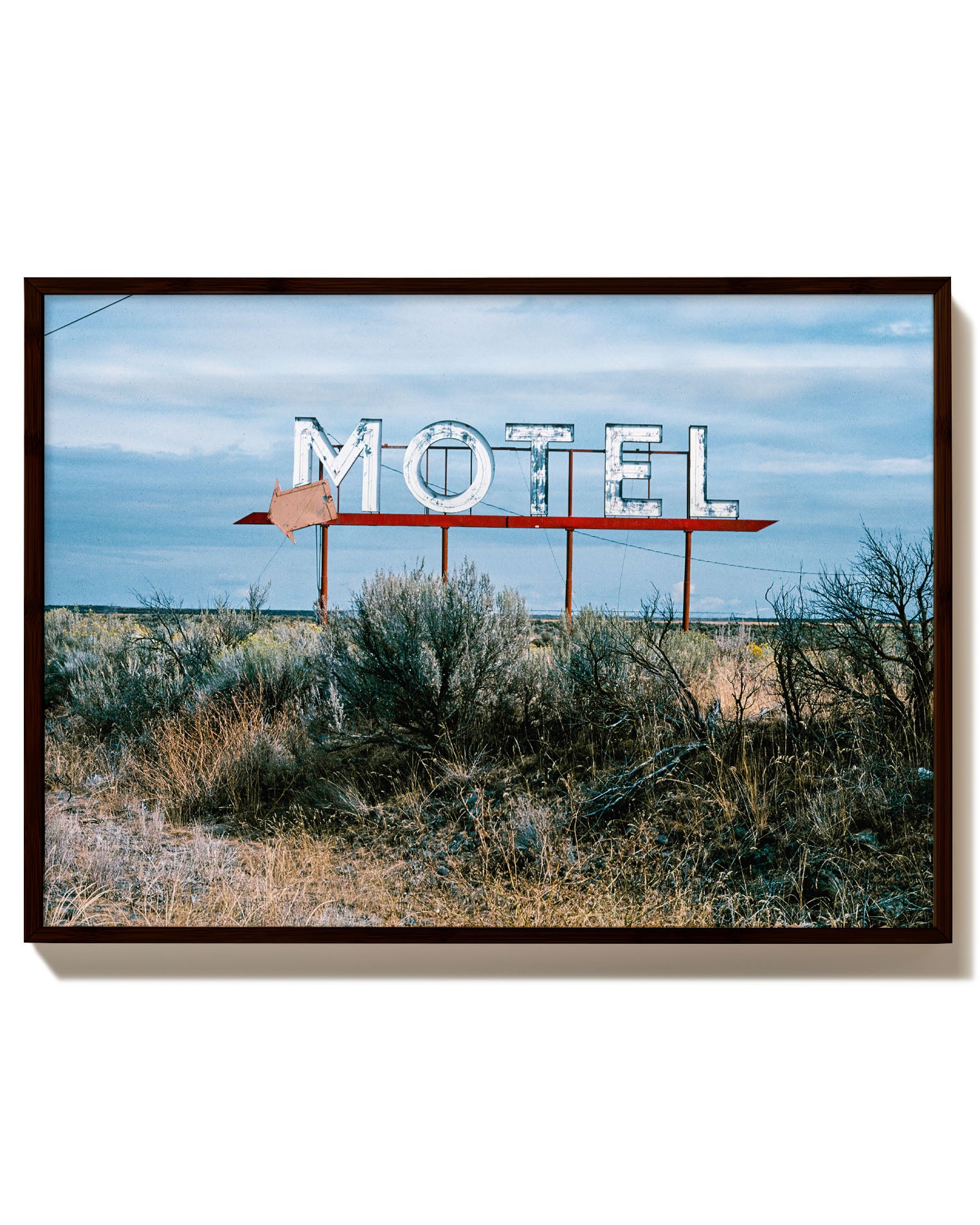 Motel Poster – Print Material Wandbild, moderne Kunst & Fine Art Print von Spawnd, handgefertigt & Made in Germany