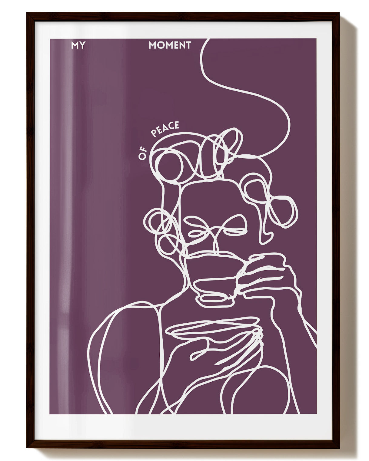 My Moment Poster – Print Material Wandbild, moderne Kunst & Fine Art Print von Spawnd, handgefertigt & Made in Germany