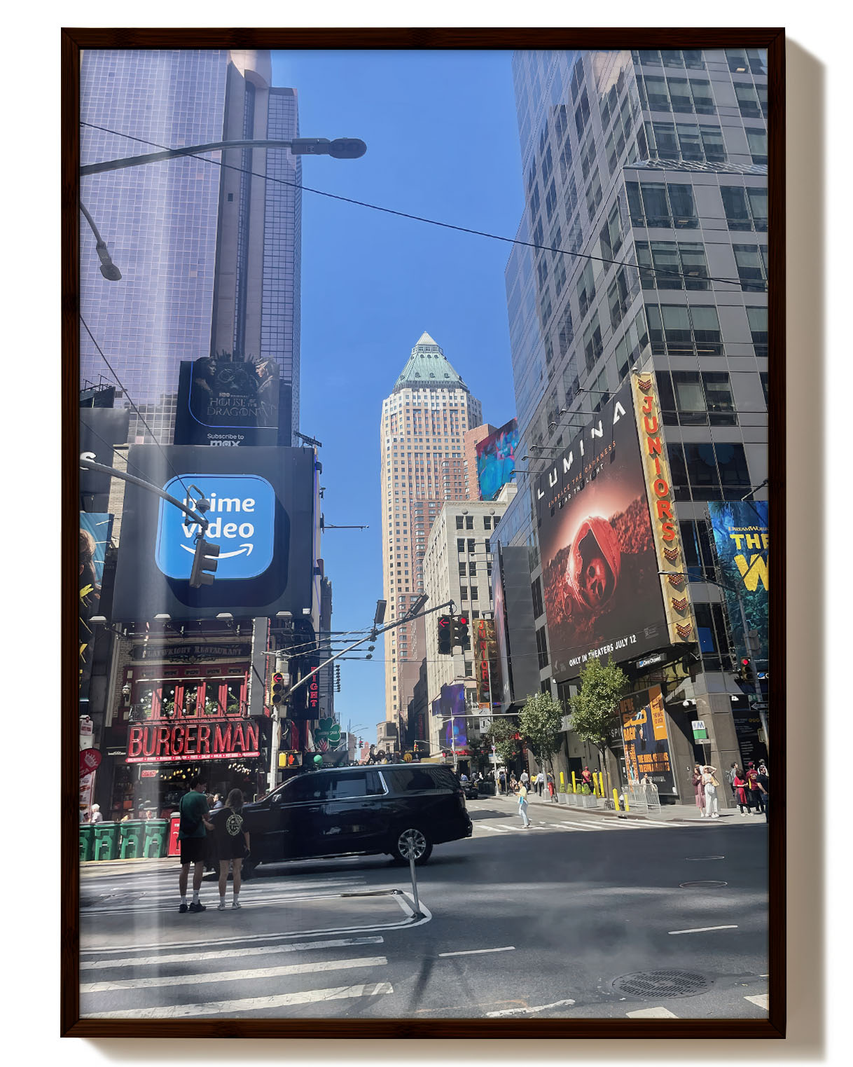 New York September 2024 Poster – FineArt Wandbild, moderne Kunst & Fine Art Print von Spawnd, handgefertigt & Made in Germany