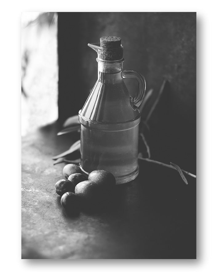 Oliveoil Poster – Print Material Wandbild, moderne Kunst & Fine Art Print von Spawnd, handgefertigt & Made in Germany