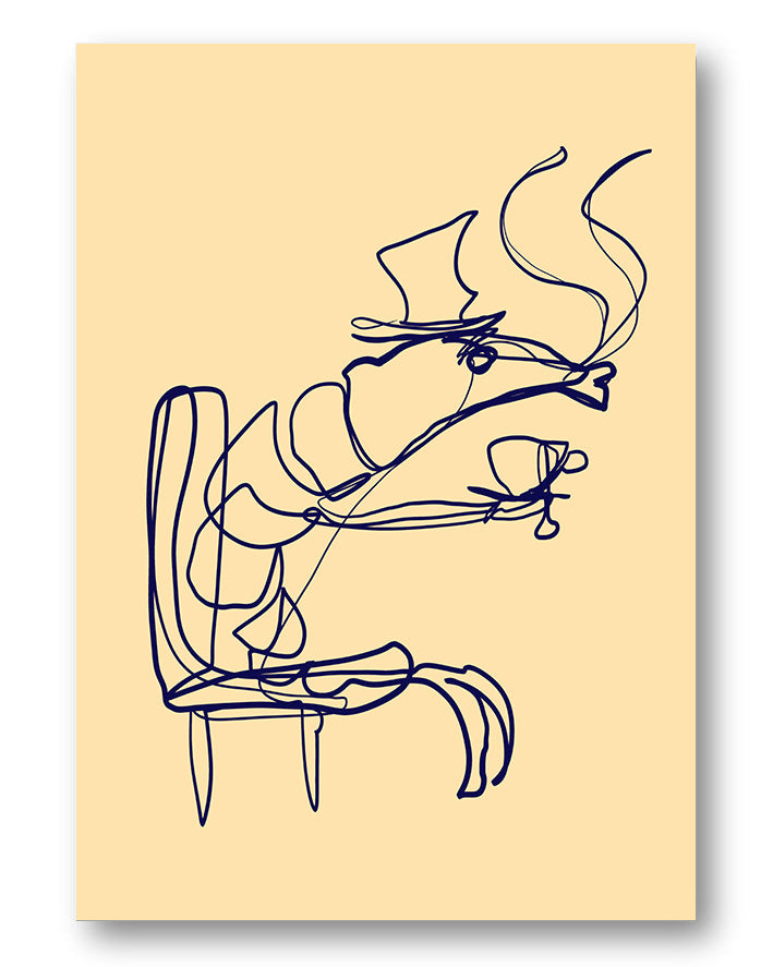 Pacific Shrimp Poster – Print Material Wandbild, moderne Kunst & Fine Art Print von Spawnd, handgefertigt & Made in Germany