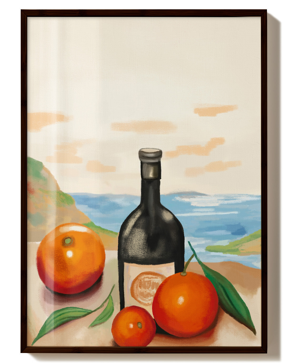 Pomodori al Sole Poster – Print Material Wandbild, moderne Kunst & Fine Art Print von Spawnd, handgefertigt & Made in Germany