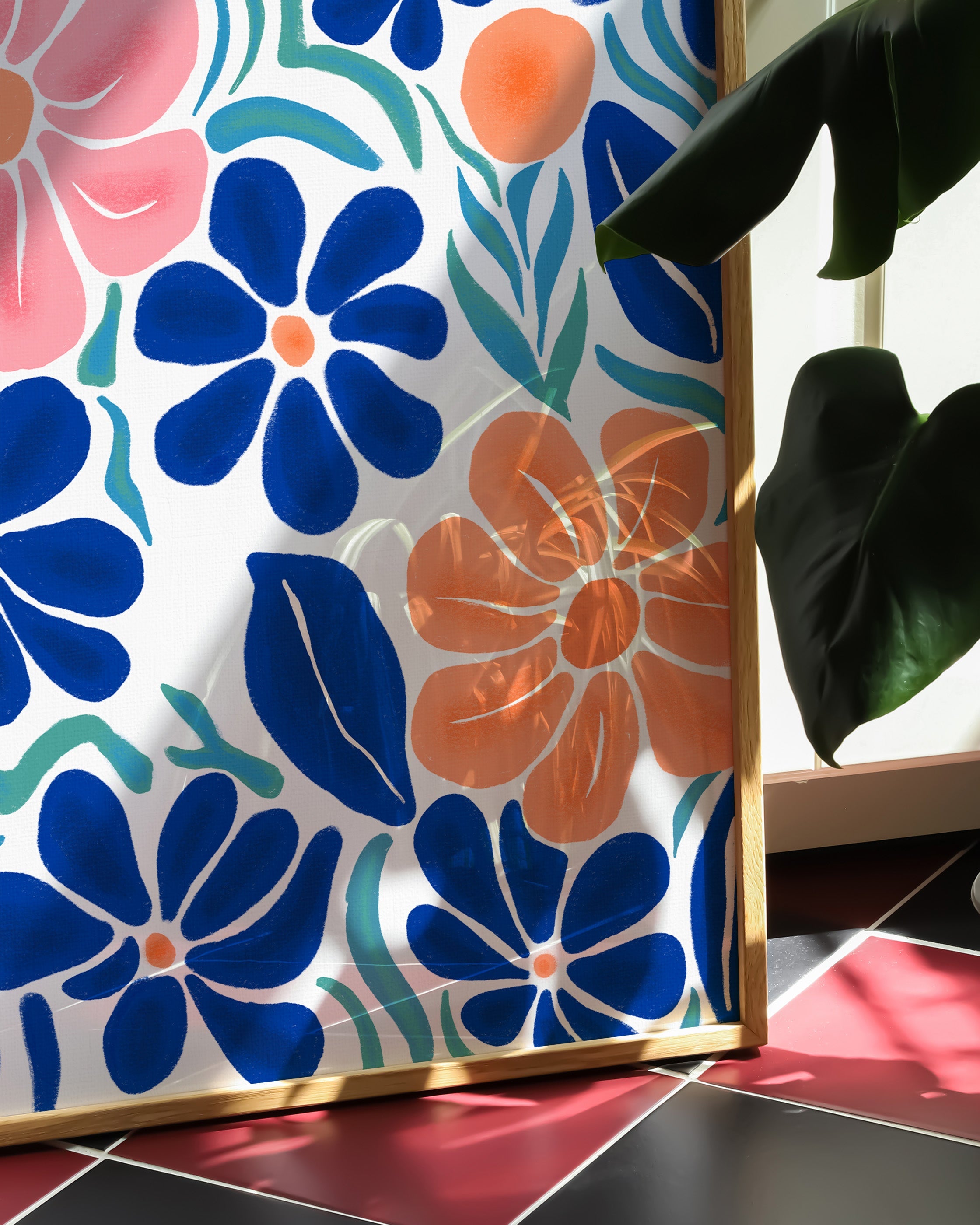 Prairie en Rêve Poster – FineArt Wandbild, moderne Kunst & Fine Art Print von Spawnd, handgefertigt & Made in Germany