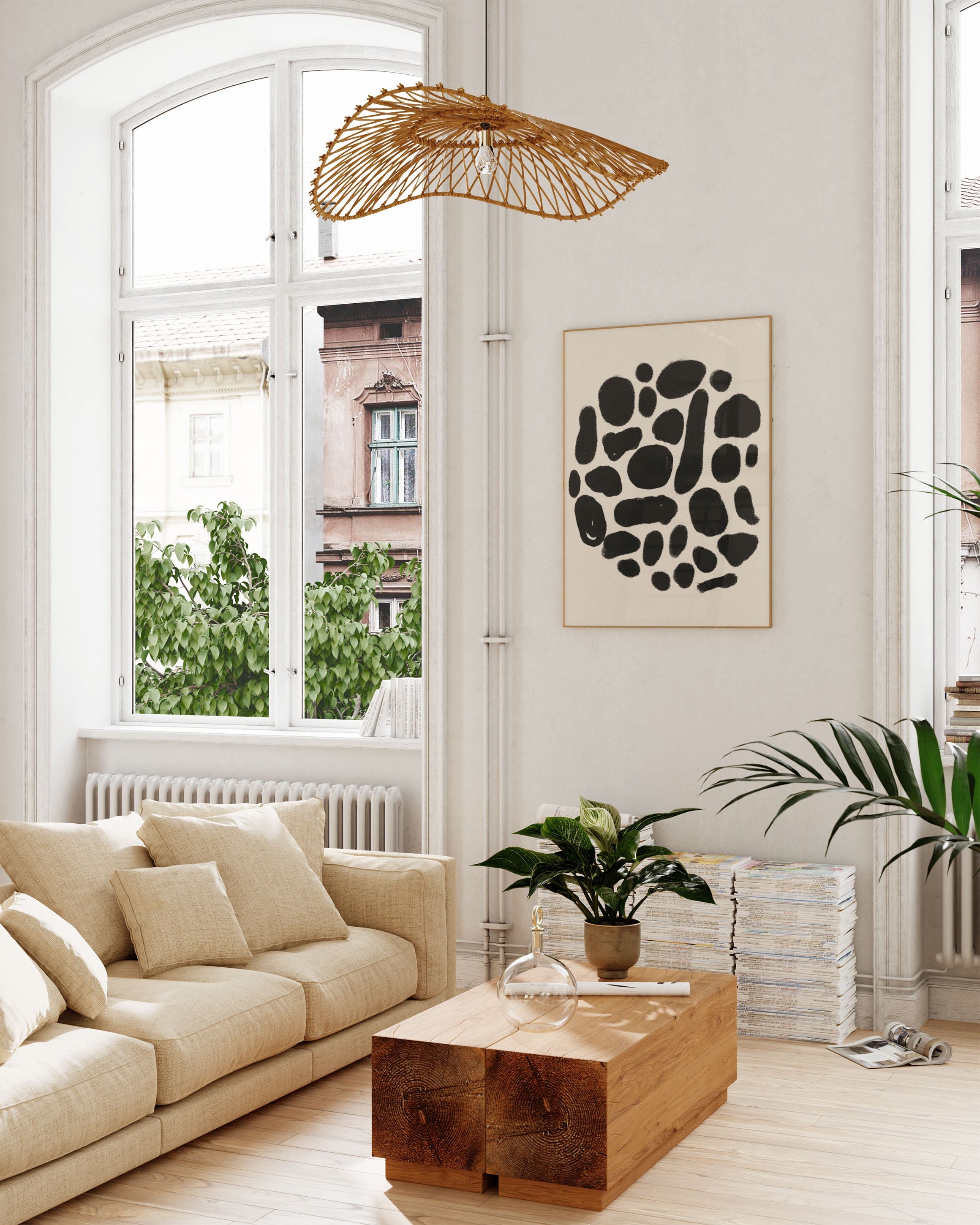 Prikker Poster – Print Material Wandbild, moderne Kunst & Fine Art Print von Spawnd, handgefertigt & Made in Germany