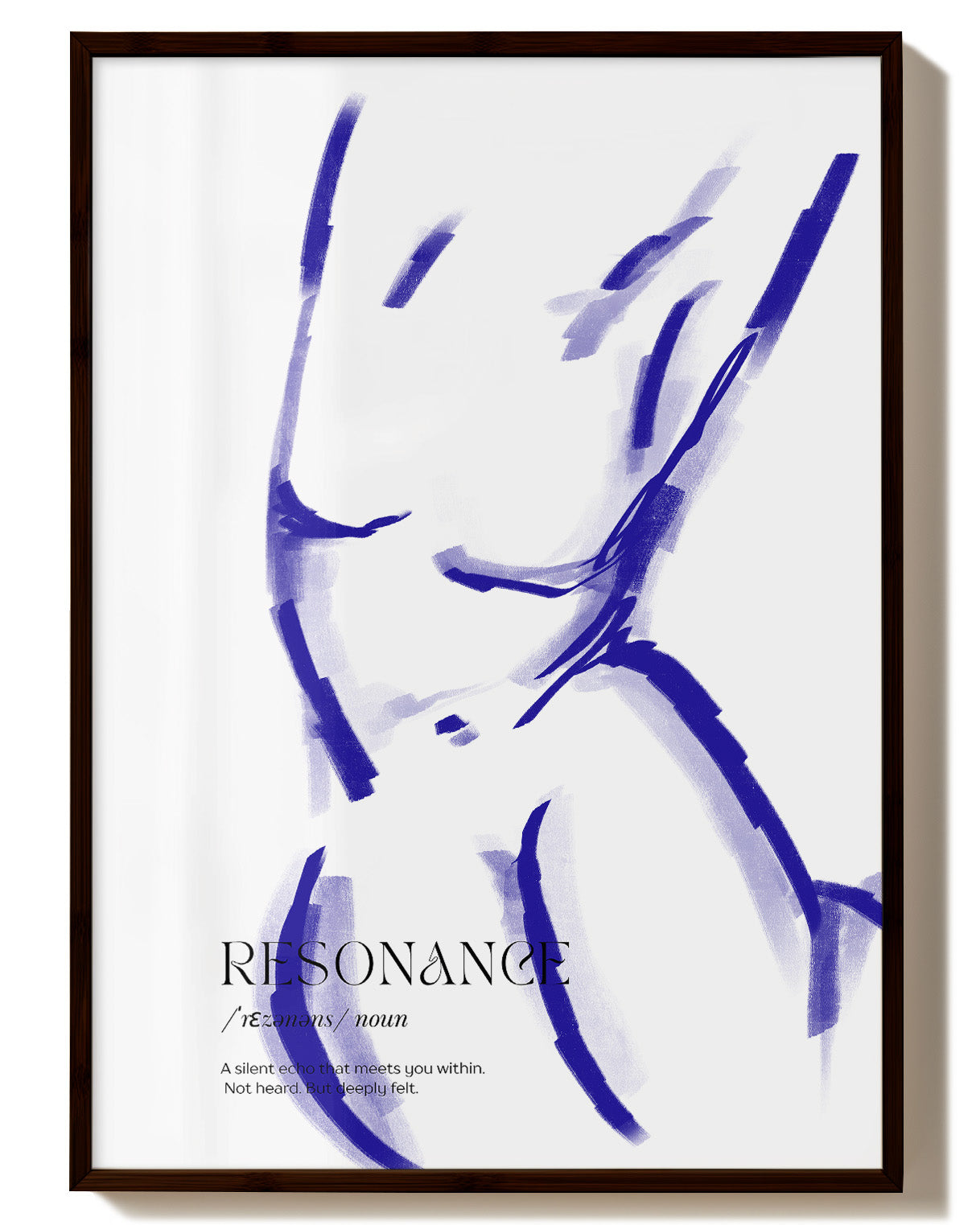 Resonance Poster – Print Material Wandbild, moderne Kunst & Fine Art Print von Spawnd, handgefertigt & Made in Germany