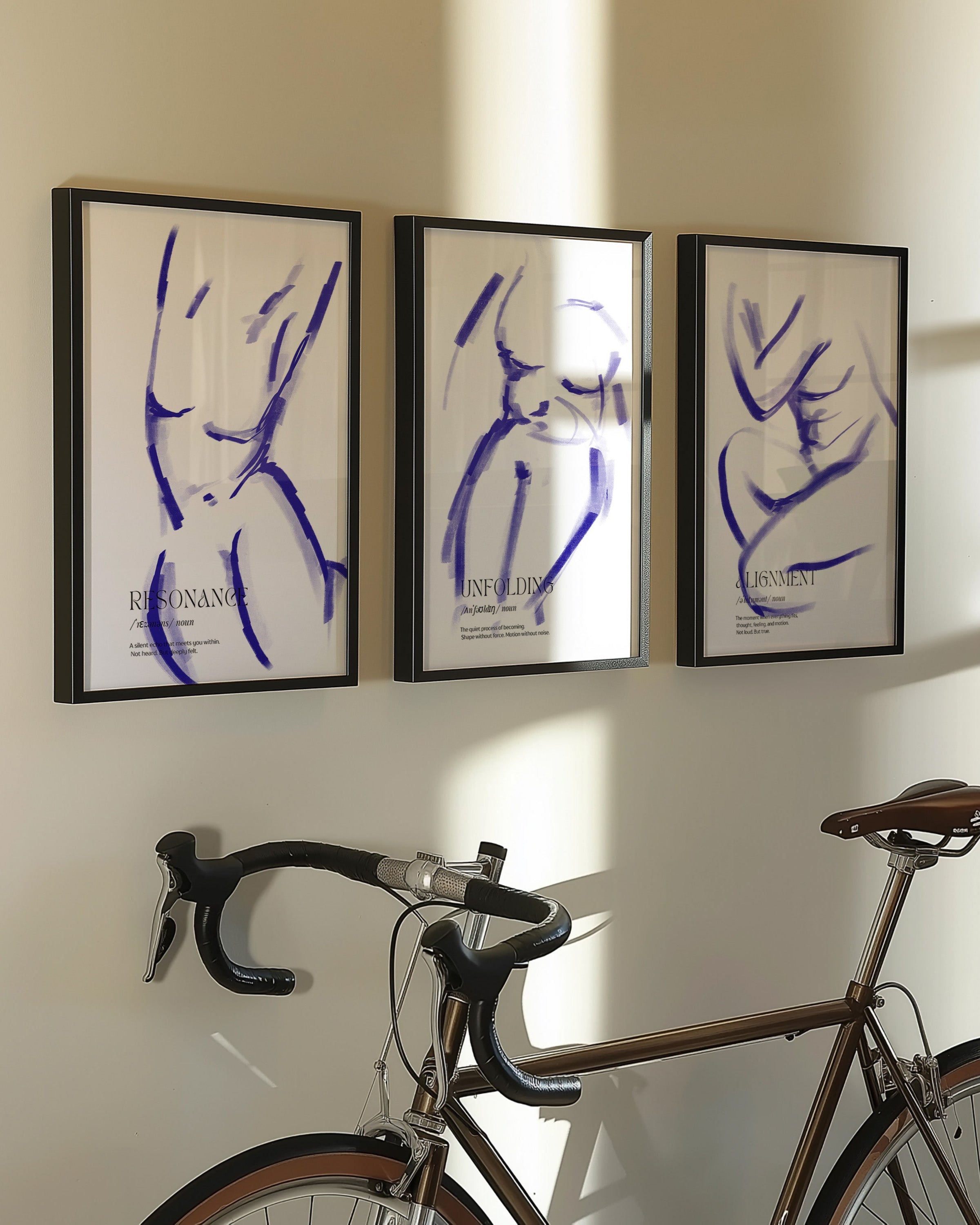 Resonance Poster – Print Material Wandbild, moderne Kunst & Fine Art Print von Spawnd, handgefertigt & Made in Germany