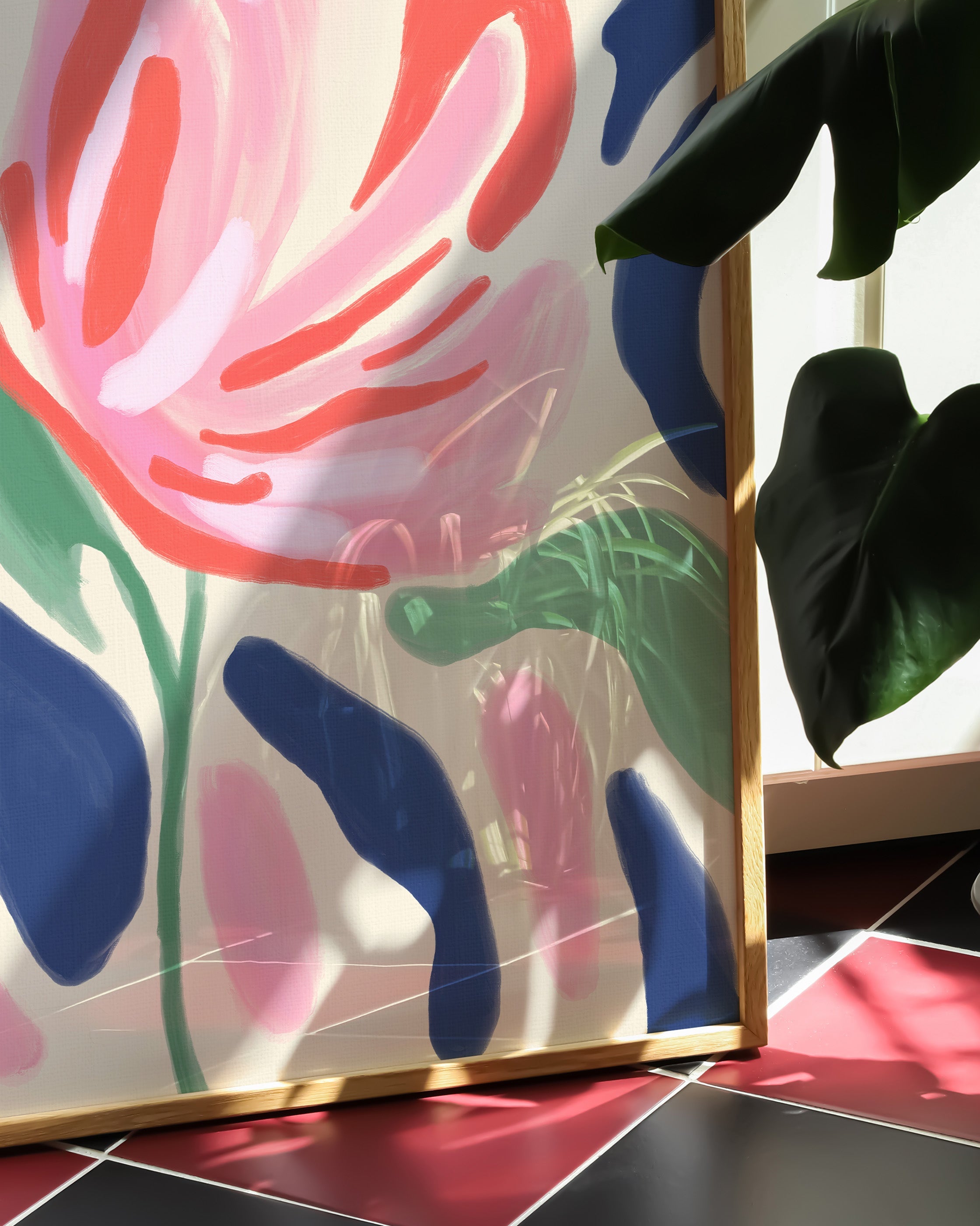 Rêverie Florale Poster – FineArt Wandbild, moderne Kunst & Fine Art Print von Spawnd, handgefertigt & Made in Germany