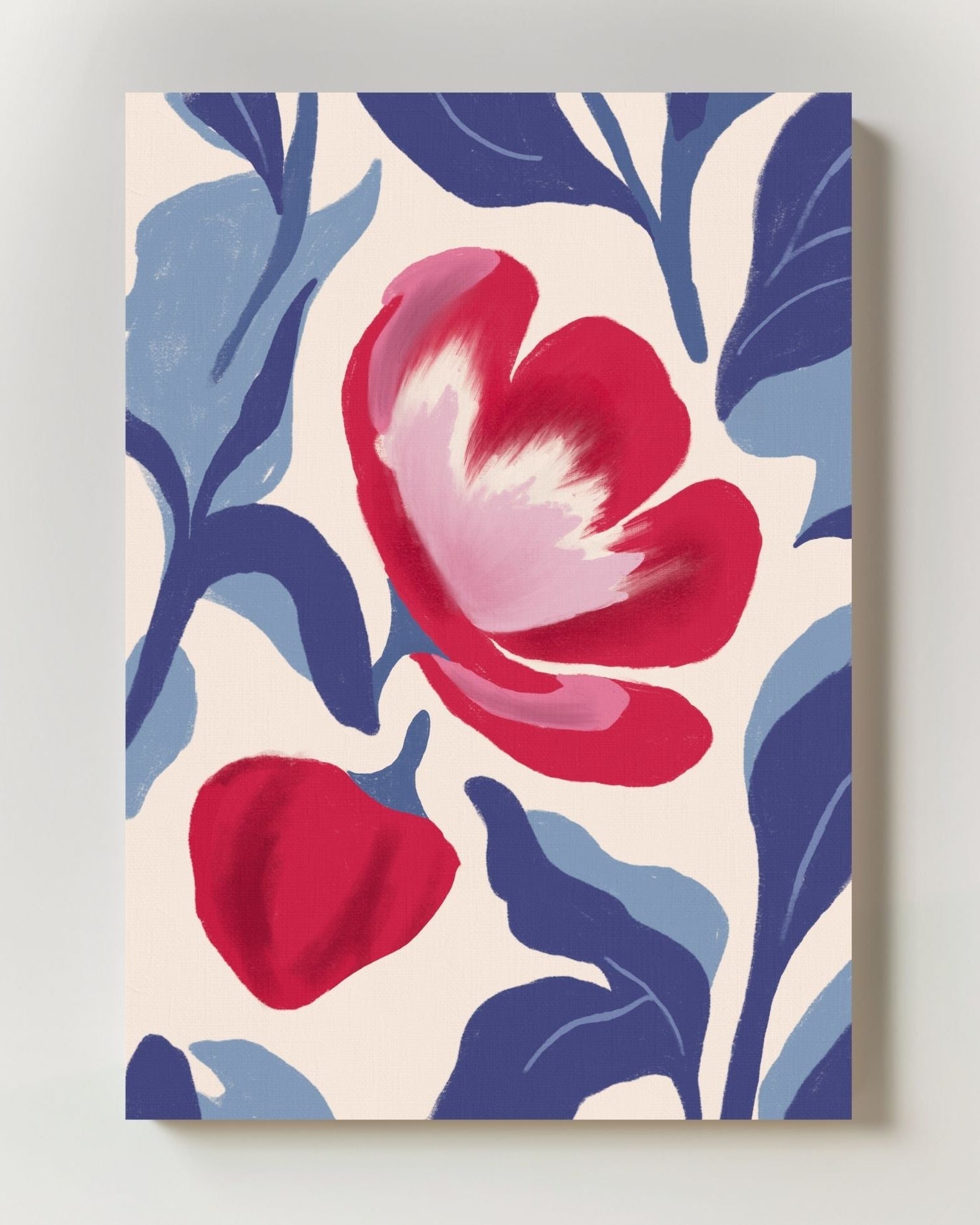 Rouge Éphémère Poster – Print Material Wandbild, moderne Kunst & Fine Art Print von Spawnd, handgefertigt & Made in Germany