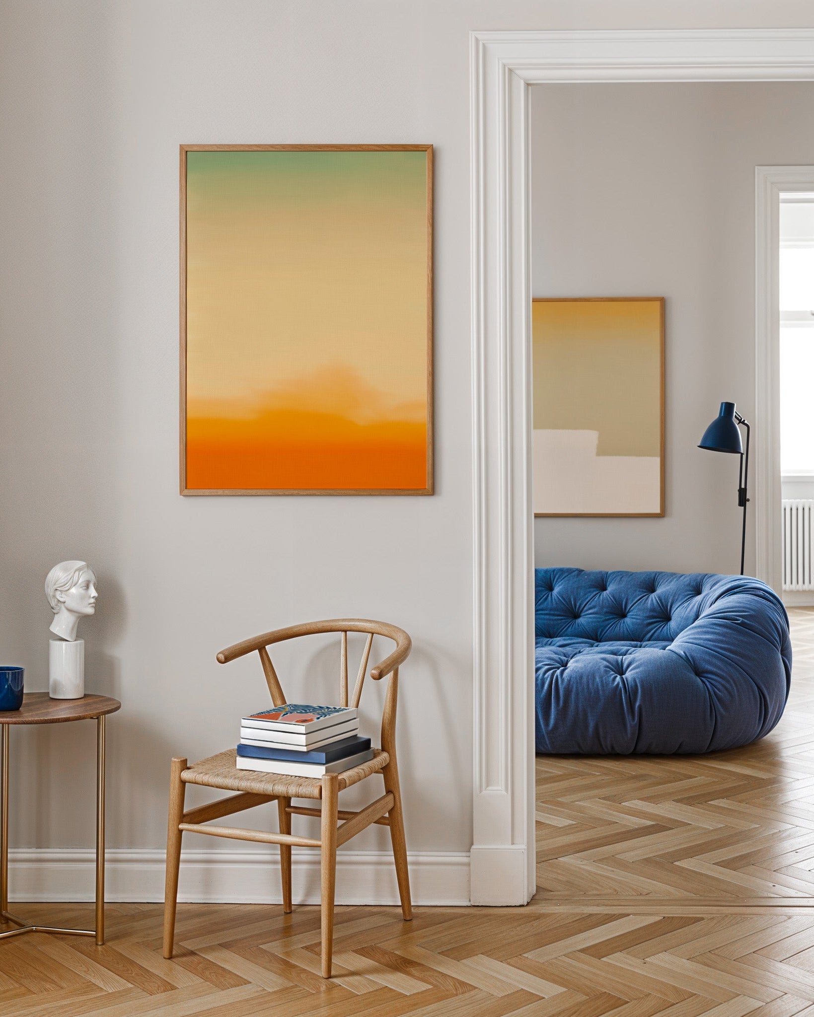 Sahara Poster – Print Material Wandbild, moderne Kunst & Fine Art Print von Spawnd, handgefertigt & Made in Germany