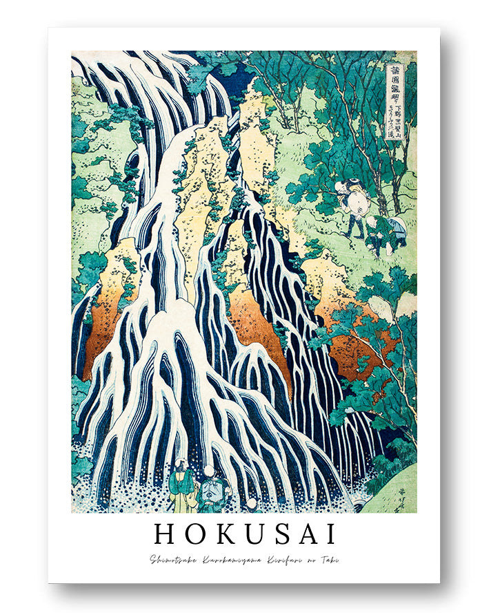 Shimotsuke Kurokamiyama Kirifuri no Taki Poster – Print Material Wandbild, moderne Kunst & Fine Art Print von Spawnd, handgefertigt & Made in Germany