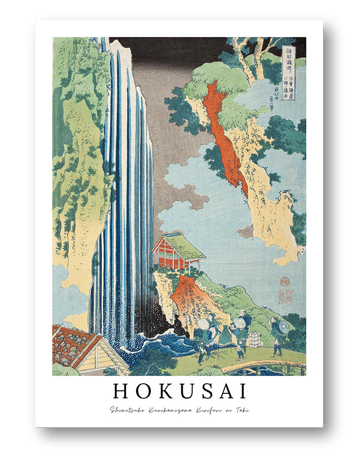 Shimotsuke Kurokamiyama Kirifuri no Taki V2 Poster – Print Material Wandbild, moderne Kunst & Fine Art Print von Spawnd, handgefertigt & Made in Germany