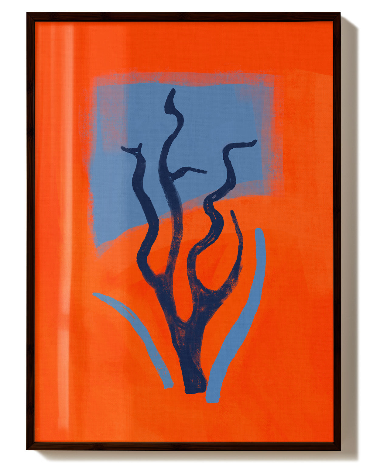 Signal Root Poster – Print Material Wandbild, moderne Kunst & Fine Art Print von Spawnd, handgefertigt & Made in Germany