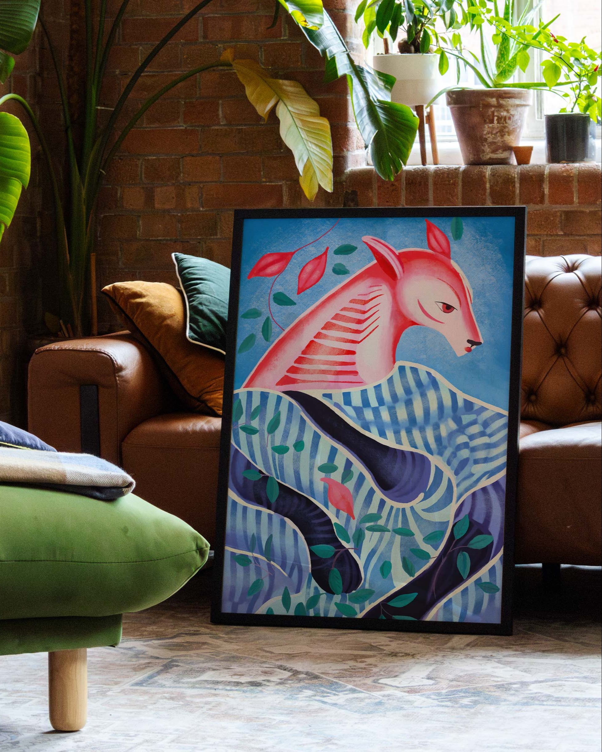 Silent Guardian Poster – Print Material Wandbild, moderne Kunst & Fine Art Print von Spawnd, handgefertigt & Made in Germany