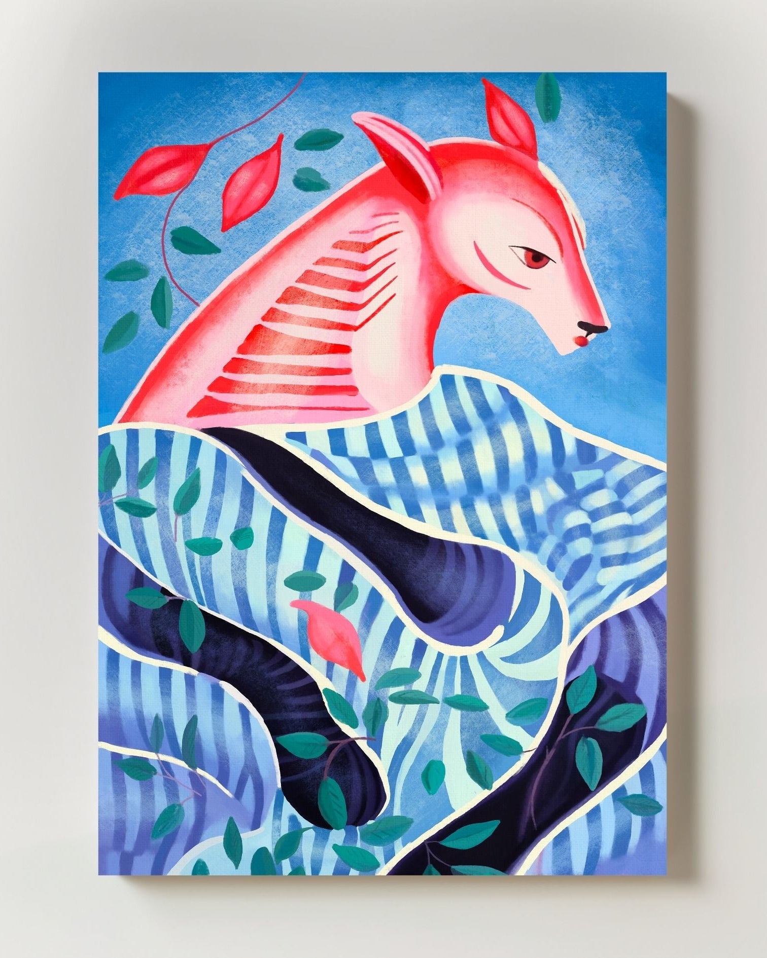 Silent Guardian Poster – Print Material Wandbild, moderne Kunst & Fine Art Print von Spawnd, handgefertigt & Made in Germany