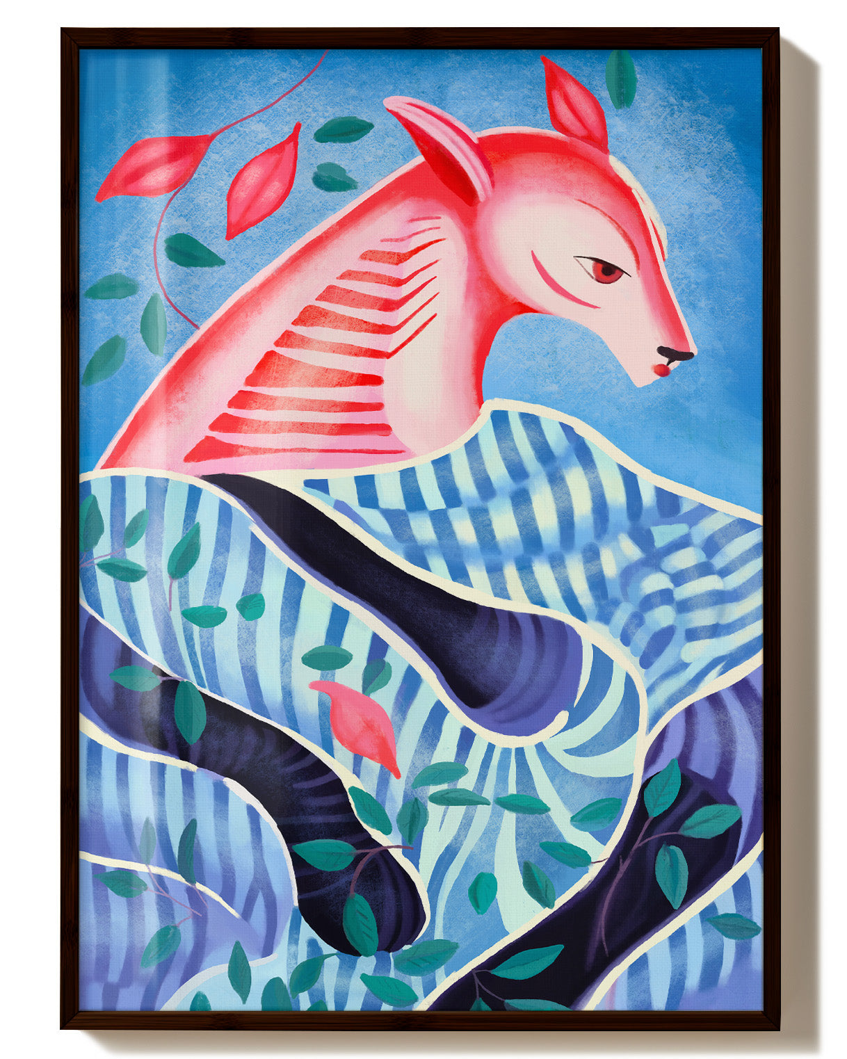 Silent Guardian Poster – Print Material Wandbild, moderne Kunst & Fine Art Print von Spawnd, handgefertigt & Made in Germany