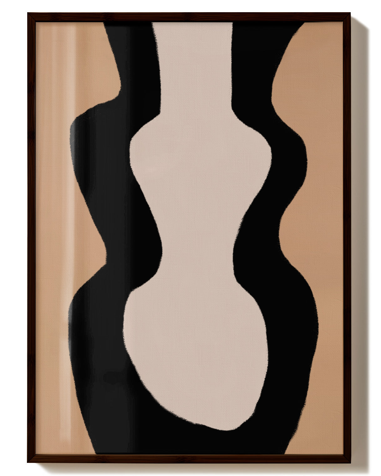 Silhuett Poster – Print Material Wandbild, moderne Kunst & Fine Art Print von Spawnd, handgefertigt & Made in Germany