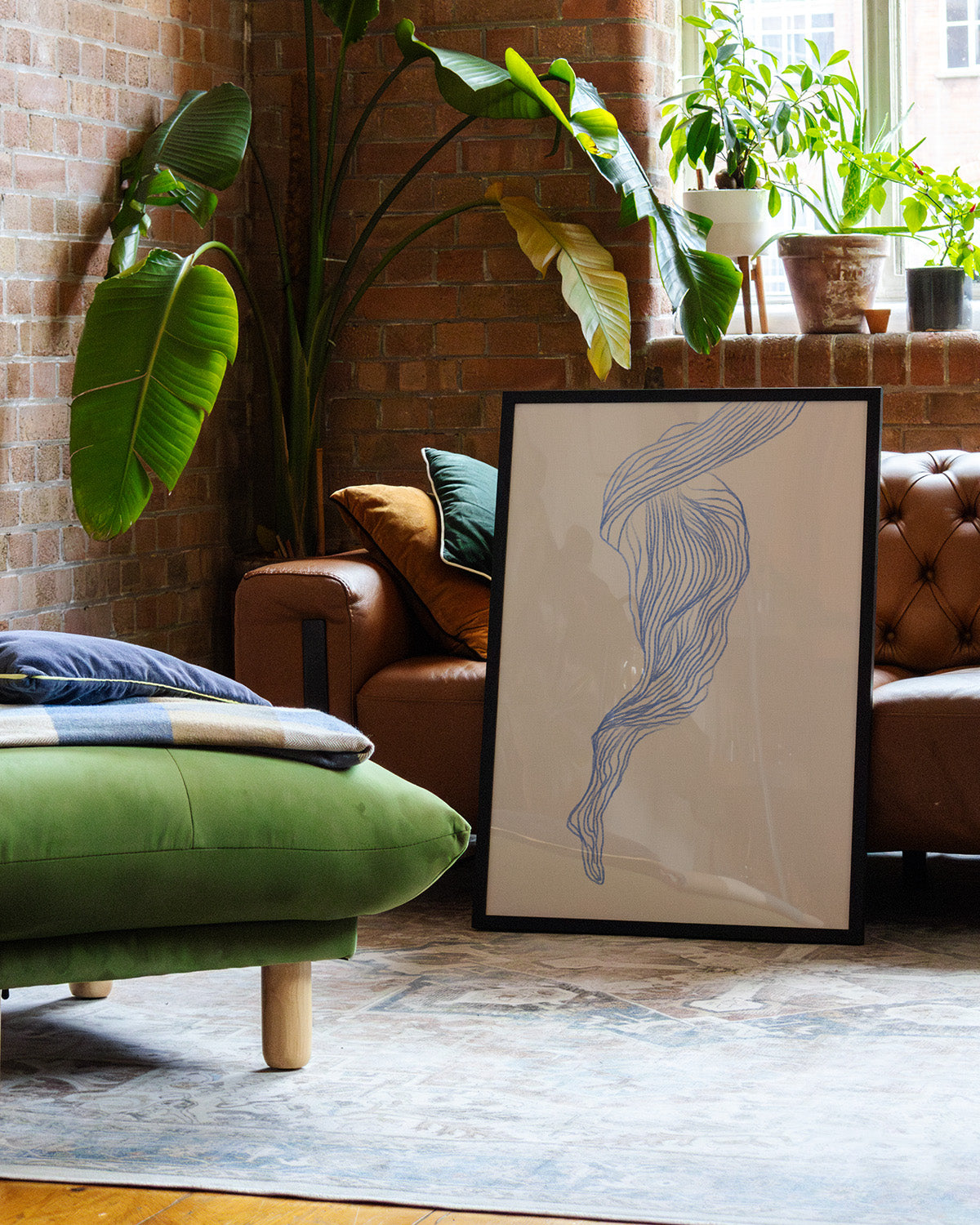 Silk Poster – Print Material Wandbild, moderne Kunst & Fine Art Print von Spawnd, handgefertigt & Made in Germany