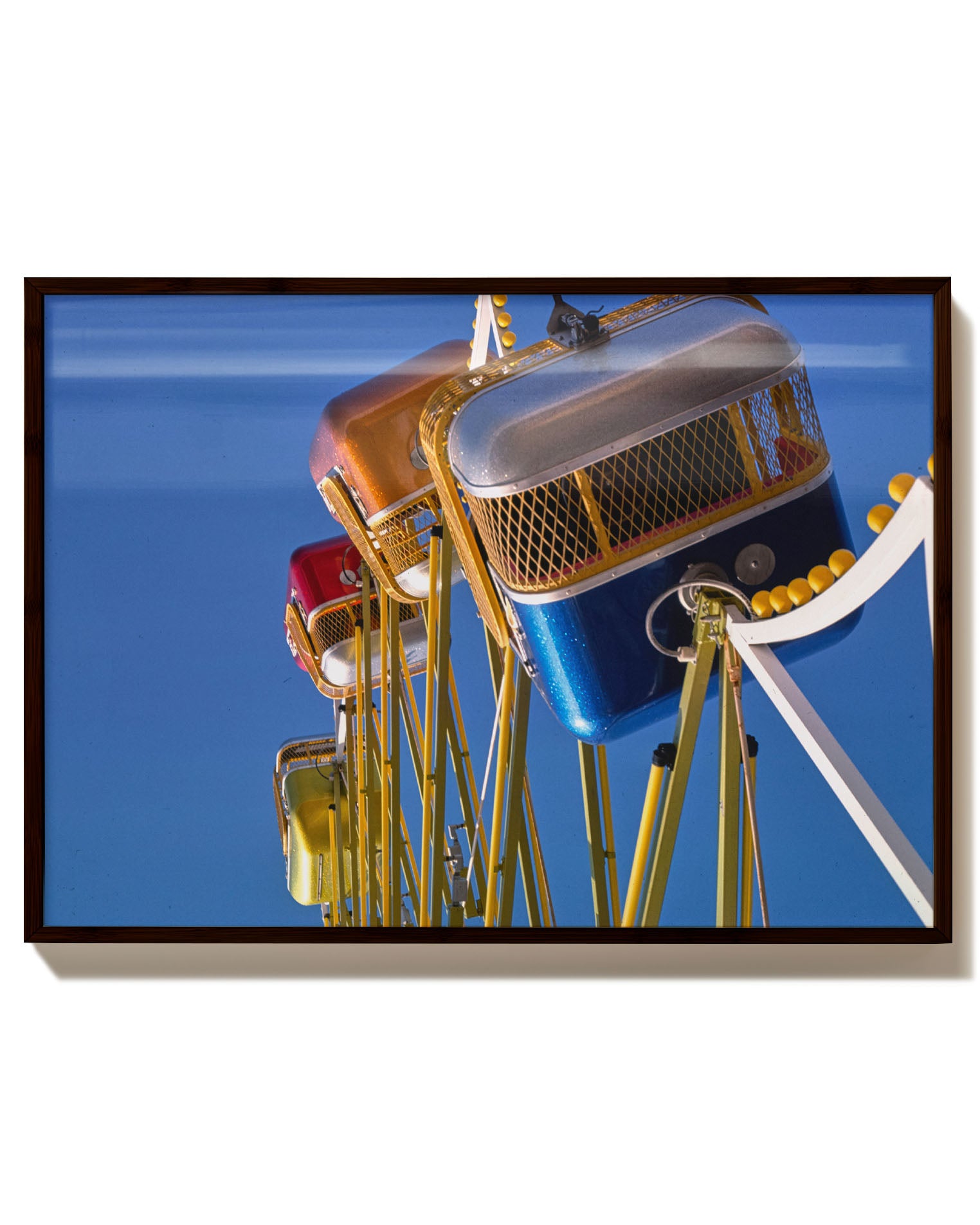 Sky diver Ride / Ocean city / New jersey 1978 Poster – Print Material Wandbild, moderne Kunst & Fine Art Print von Spawnd, handgefertigt & Made in Germany