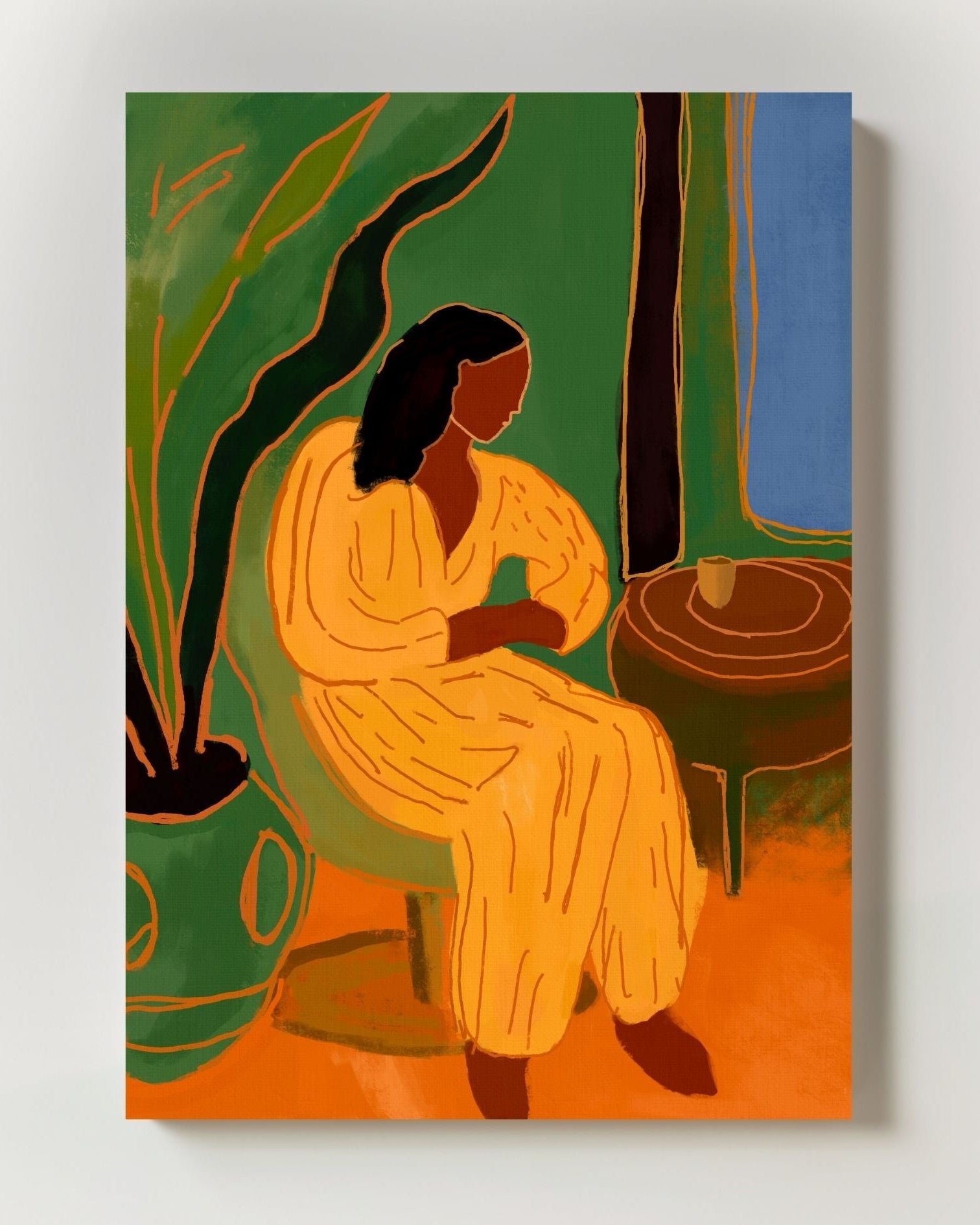 Slow Room Poster – Print Material Wandbild, moderne Kunst & Fine Art Print von Spawnd, handgefertigt & Made in Germany