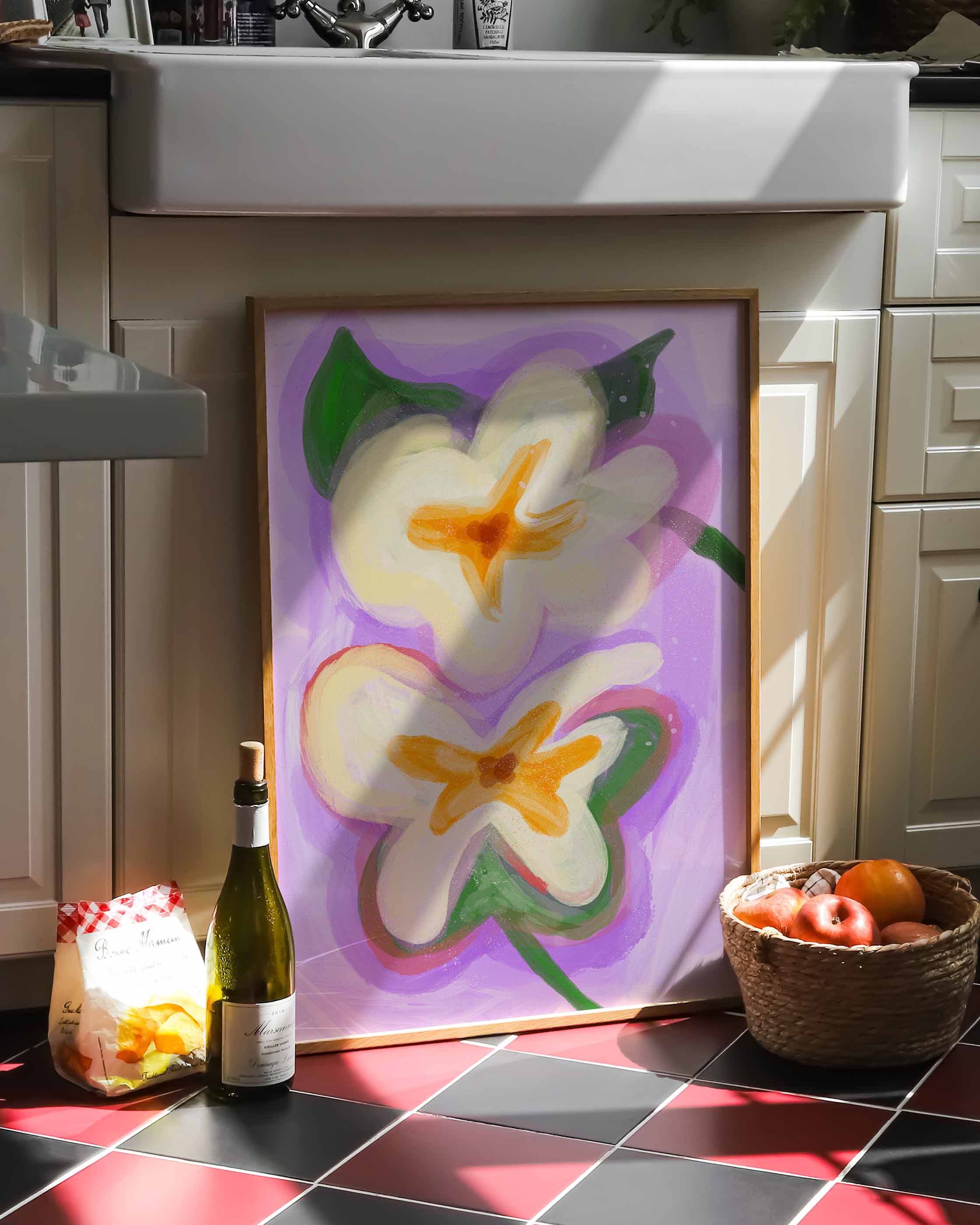 Soft Chaos Poster – FineArt Wandbild, moderne Kunst & Fine Art Print von Spawnd, handgefertigt & Made in Germany