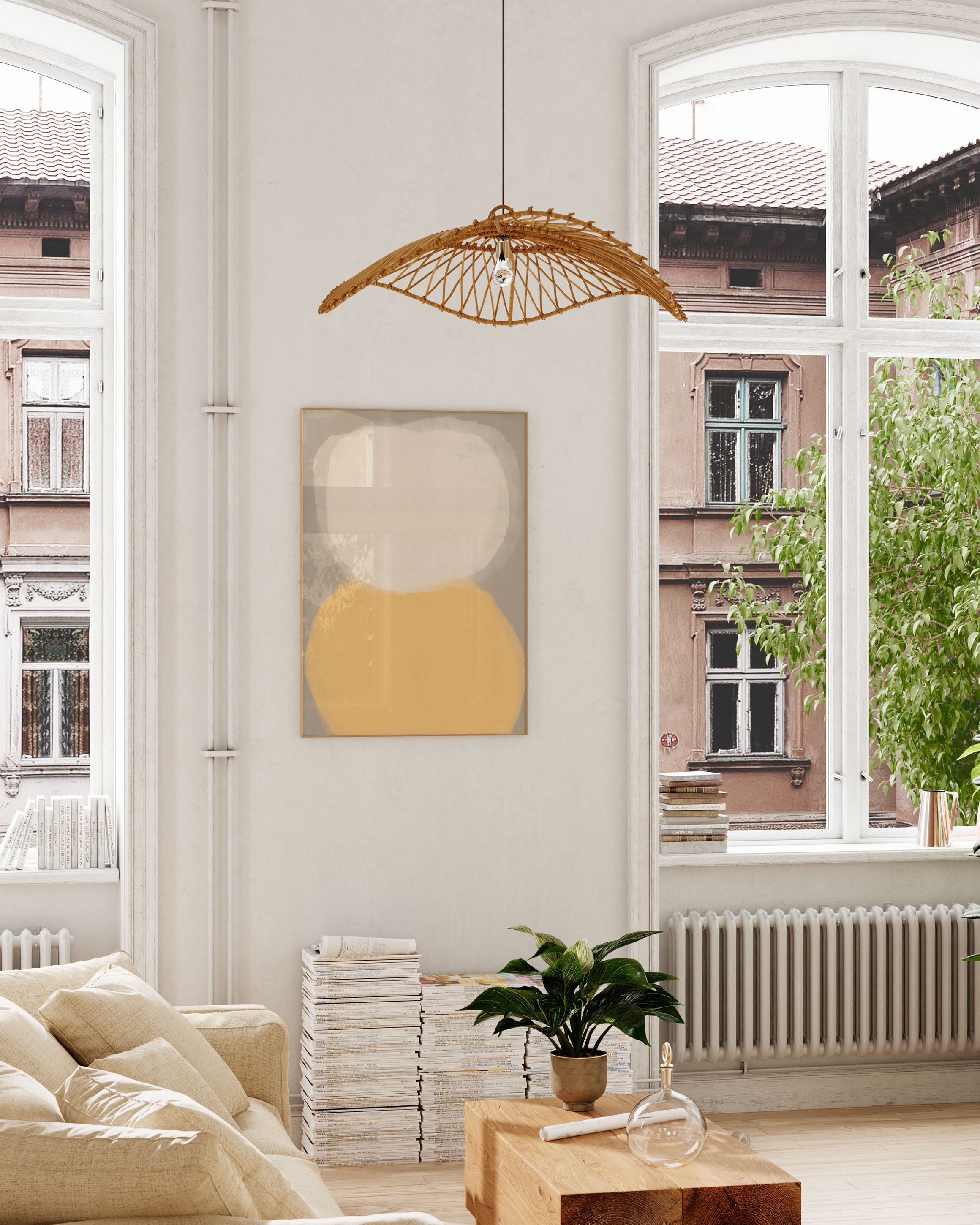 Sol Poster – Print Material Wandbild, moderne Kunst & Fine Art Print von Spawnd, handgefertigt & Made in Germany