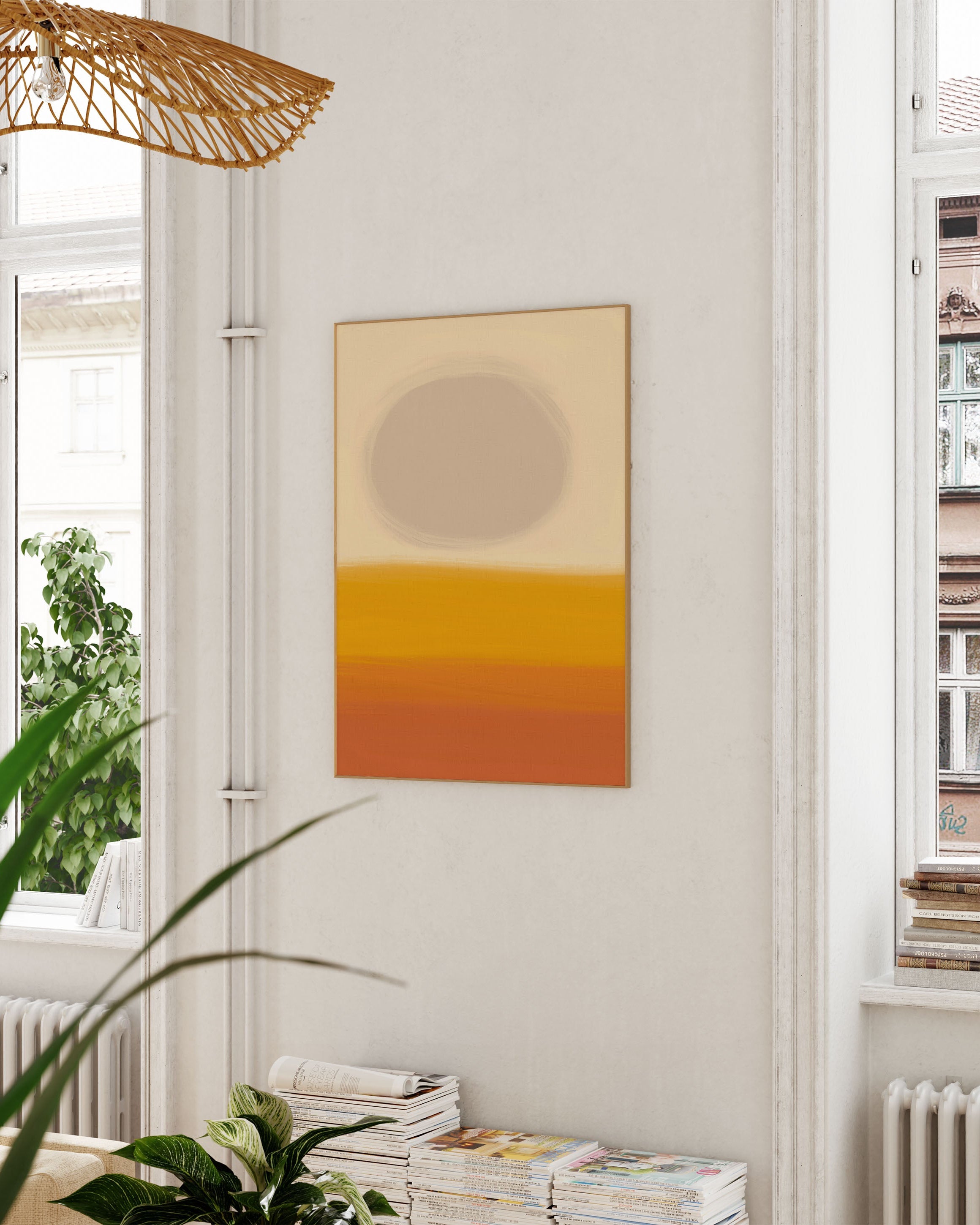 Solopgang Poster – Print Material Wandbild, moderne Kunst & Fine Art Print von Spawnd, handgefertigt & Made in Germany