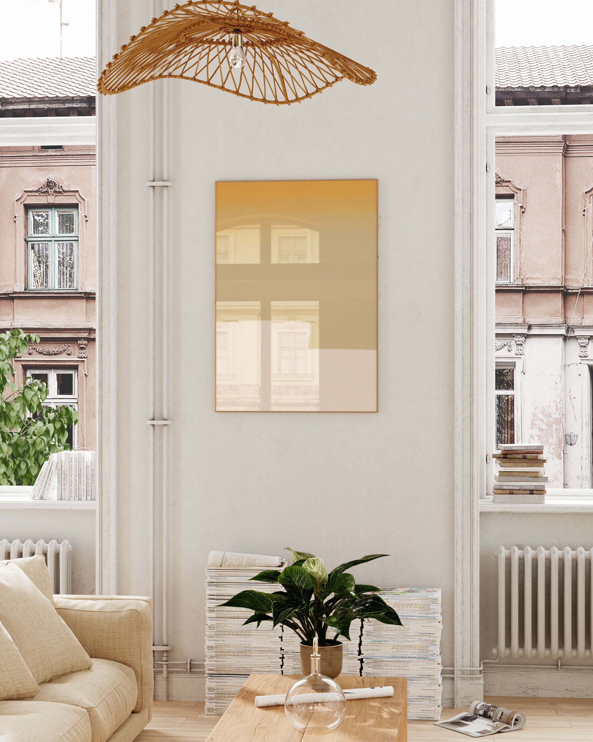 Splittet Poster – Print Material Wandbild, moderne Kunst & Fine Art Print von Spawnd, handgefertigt & Made in Germany