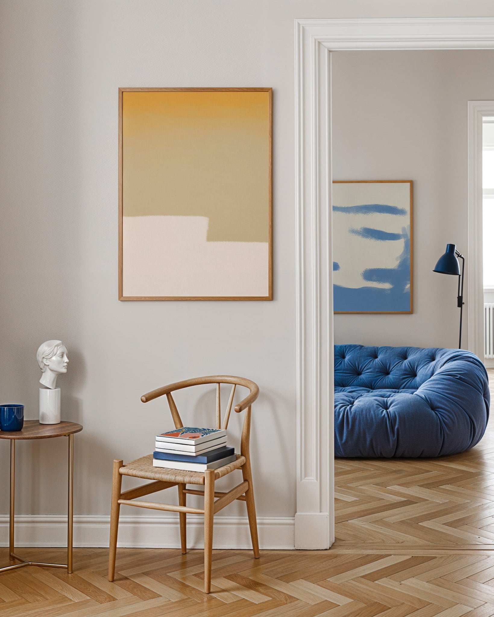 Splittet Poster – Print Material Wandbild, moderne Kunst & Fine Art Print von Spawnd, handgefertigt & Made in Germany