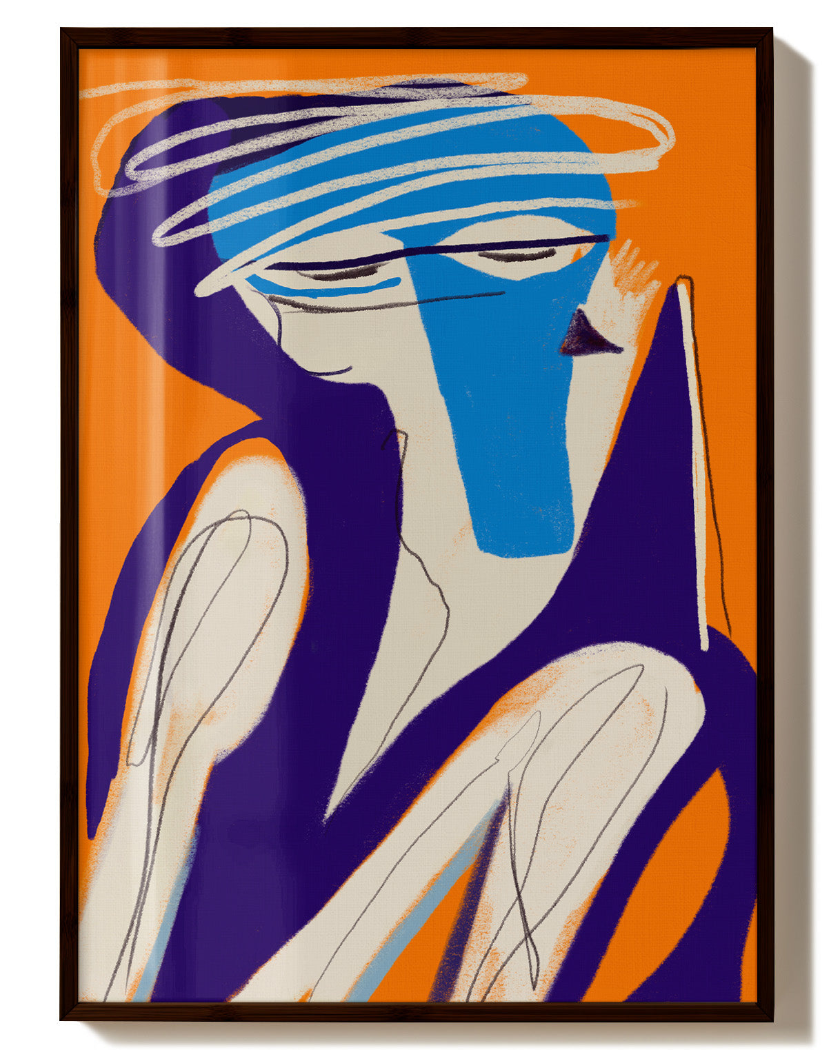 Sunbath Poster – Print Material Wandbild, moderne Kunst & Fine Art Print von Spawnd, handgefertigt & Made in Germany