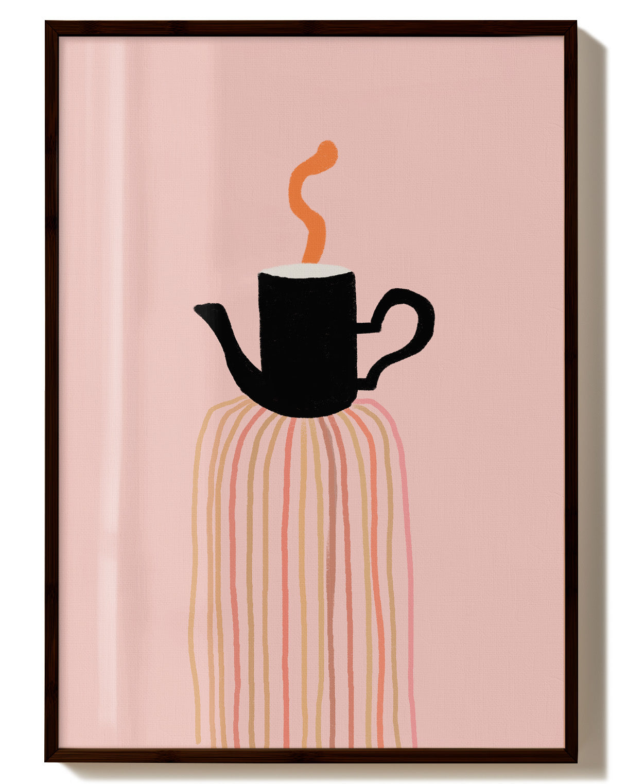 Tea Time Poster – Print Material Wandbild, moderne Kunst & Fine Art Print von Spawnd, handgefertigt & Made in Germany