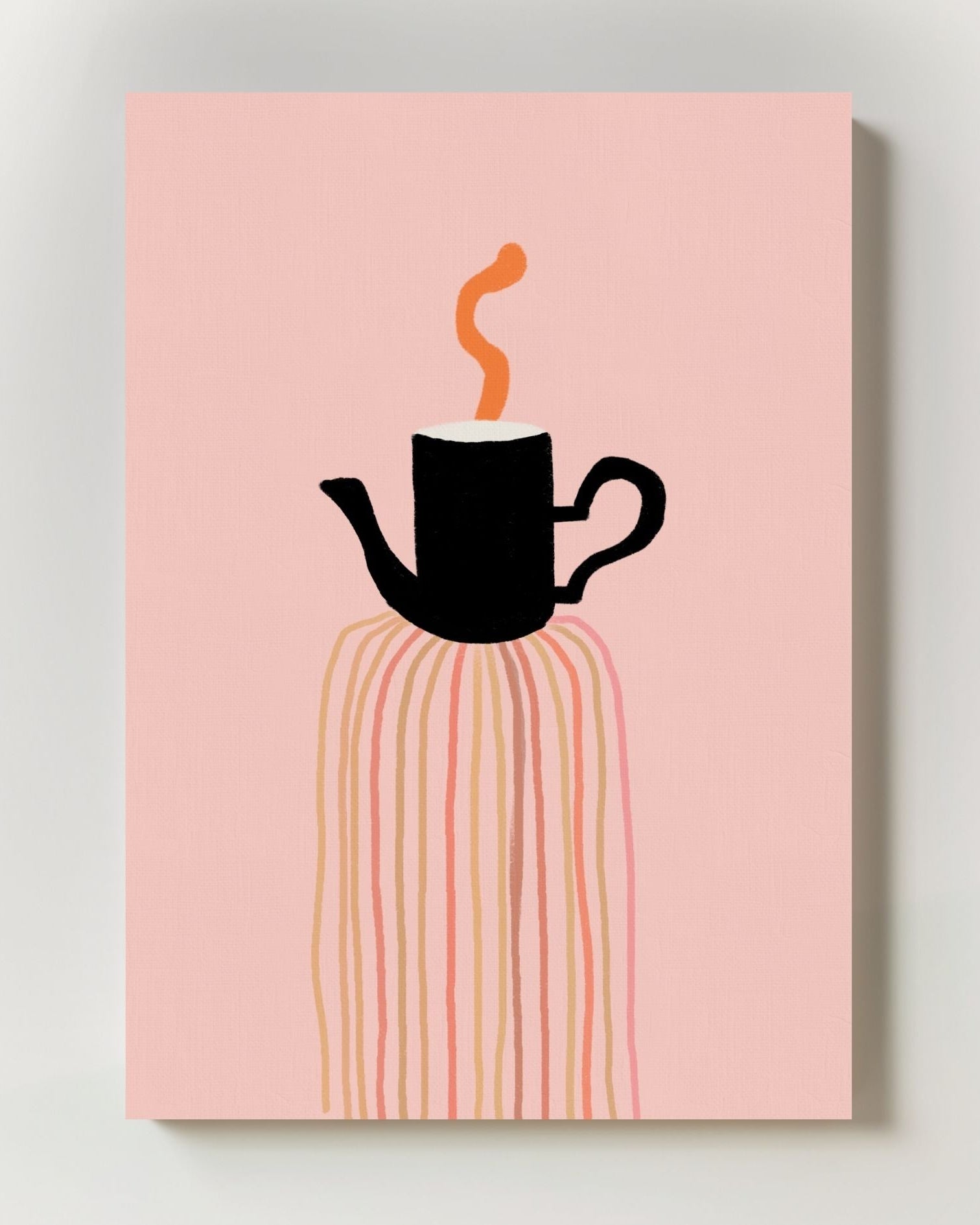 Tea Time Poster – Print Material Wandbild, moderne Kunst & Fine Art Print von Spawnd, handgefertigt & Made in Germany