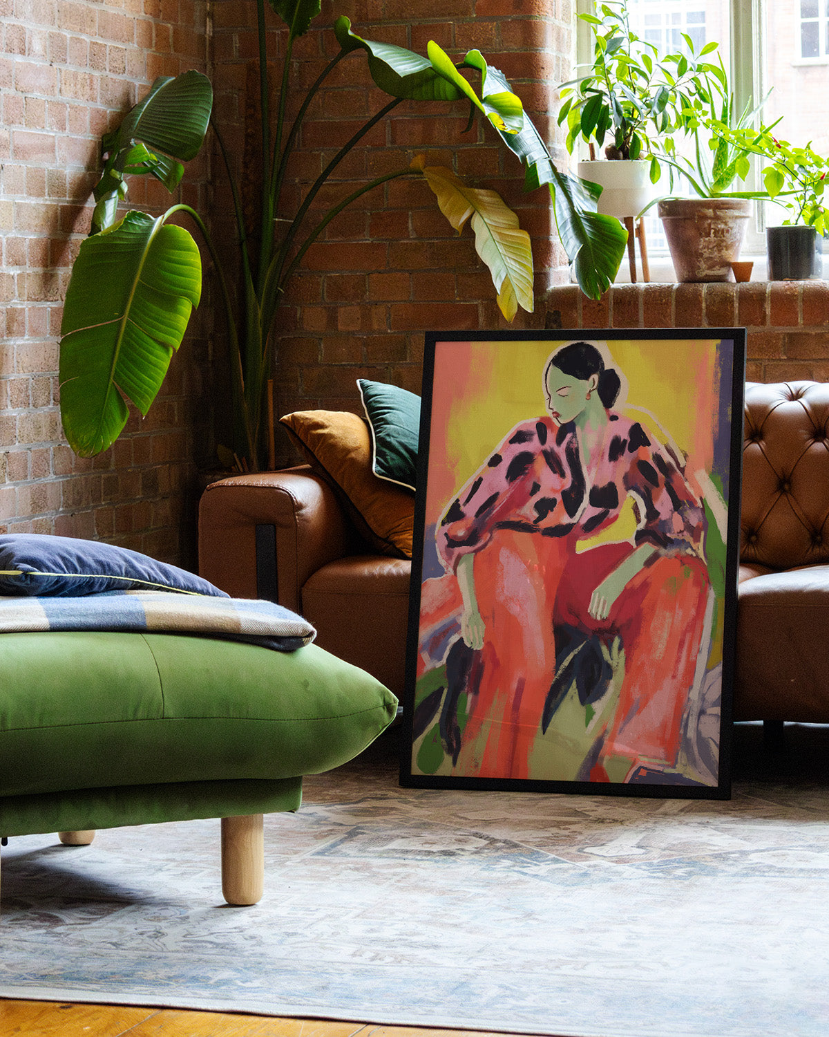 The Floor is Thinking Poster – Print Material Wandbild, moderne Kunst & Fine Art Print von Spawnd, handgefertigt & Made in Germany