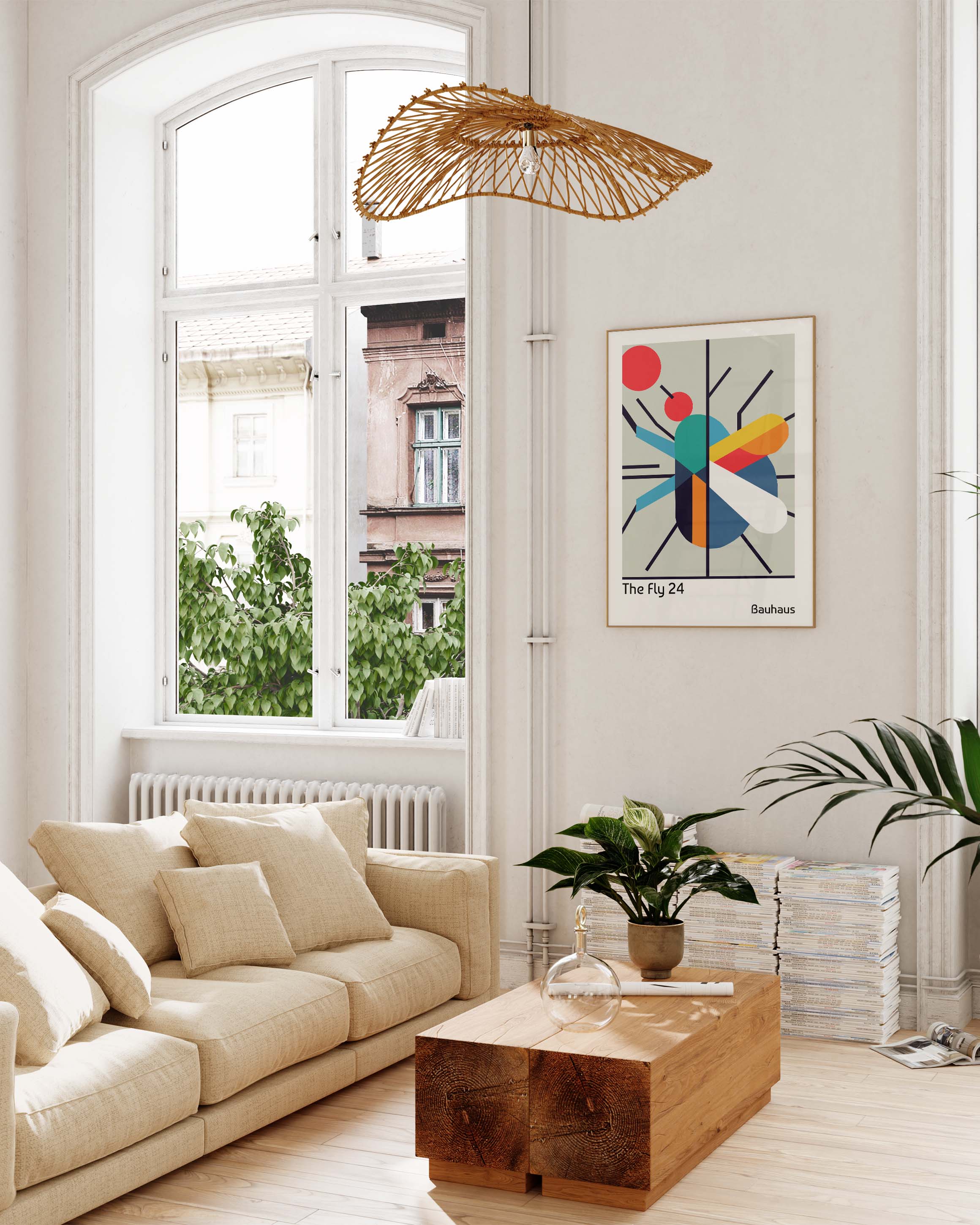 The Fly 24 Poster – Print Material Wandbild, moderne Kunst & Fine Art Print von Spawnd, handgefertigt & Made in Germany