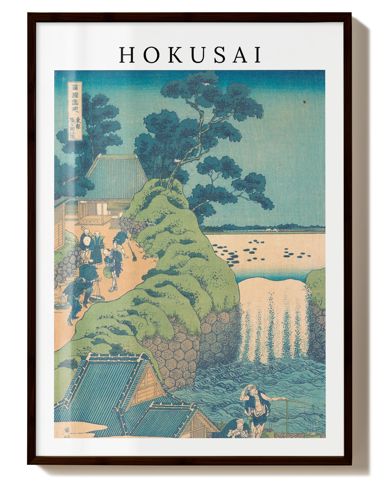 Tōto Shōnyū no Taki Poster – Print Material Wandbild, moderne Kunst & Fine Art Print von Spawnd, handgefertigt & Made in Germany