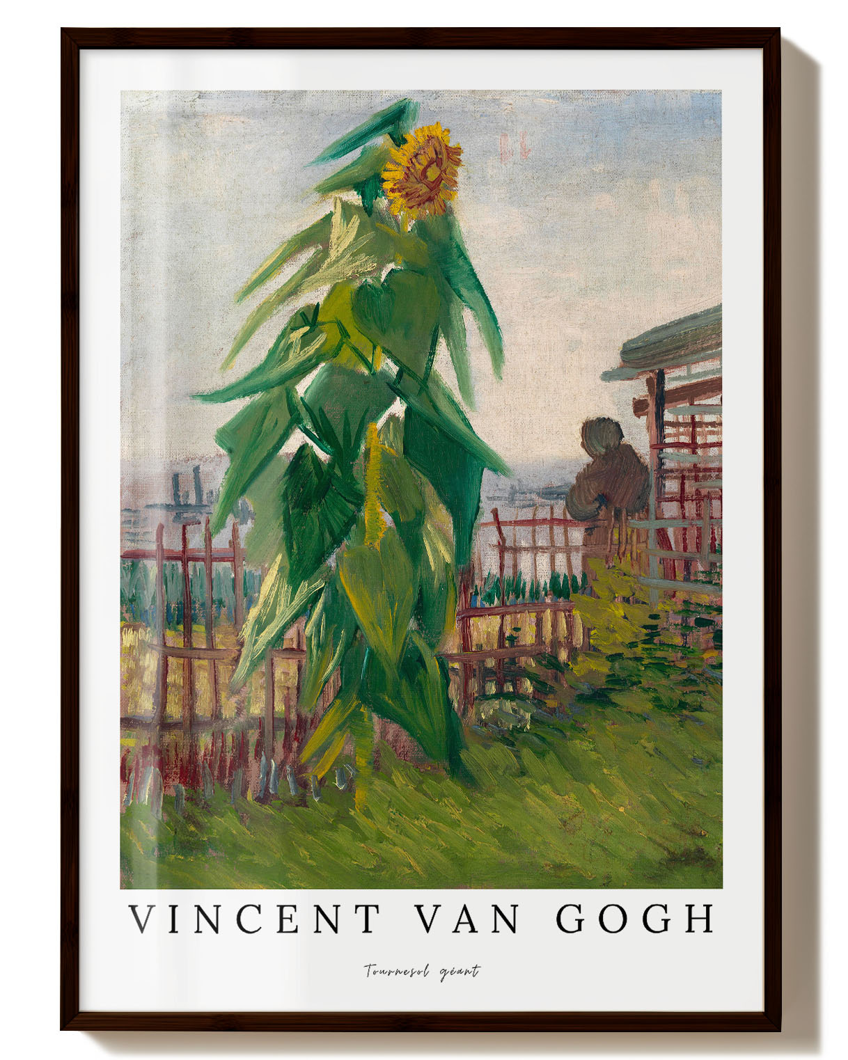 Tournesol géant Poster – Print Material Wandbild, moderne Kunst & Fine Art Print von Spawnd, handgefertigt & Made in Germany