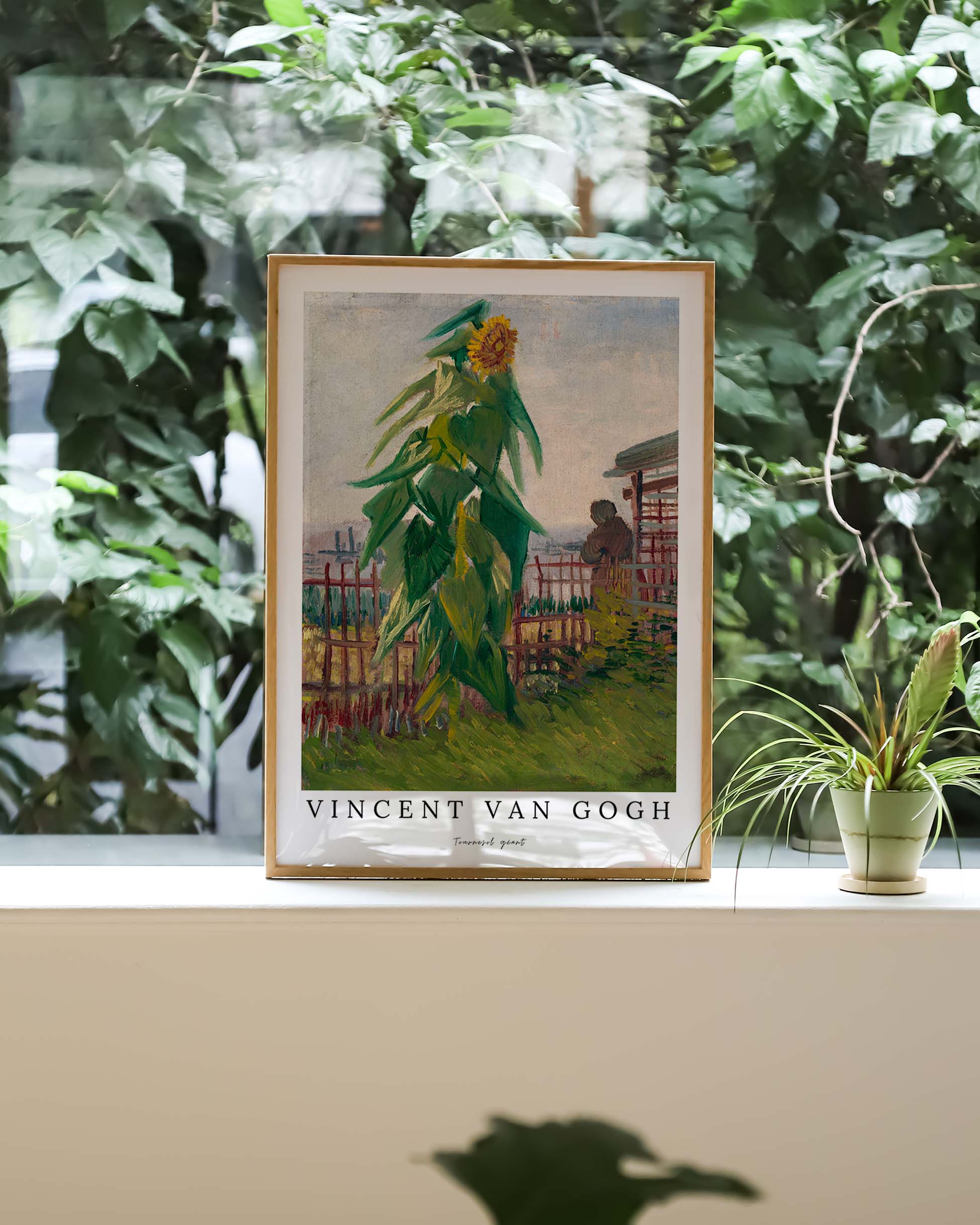 Tournesol géant Poster – Print Material Wandbild, moderne Kunst & Fine Art Print von Spawnd, handgefertigt & Made in Germany