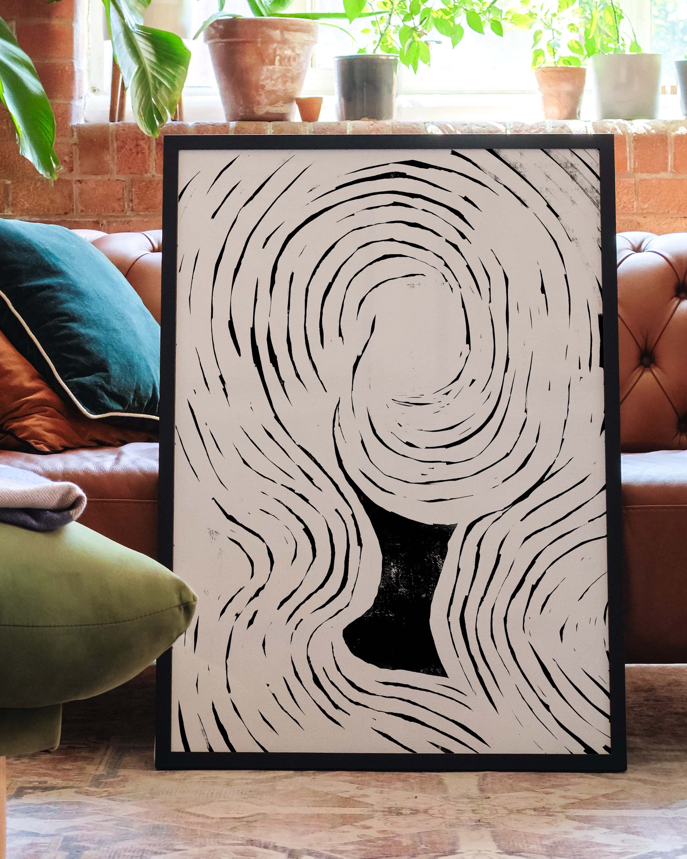 Tragic Poster – Print Material Wandbild, moderne Kunst & Fine Art Print von Spawnd, handgefertigt & Made in Germany