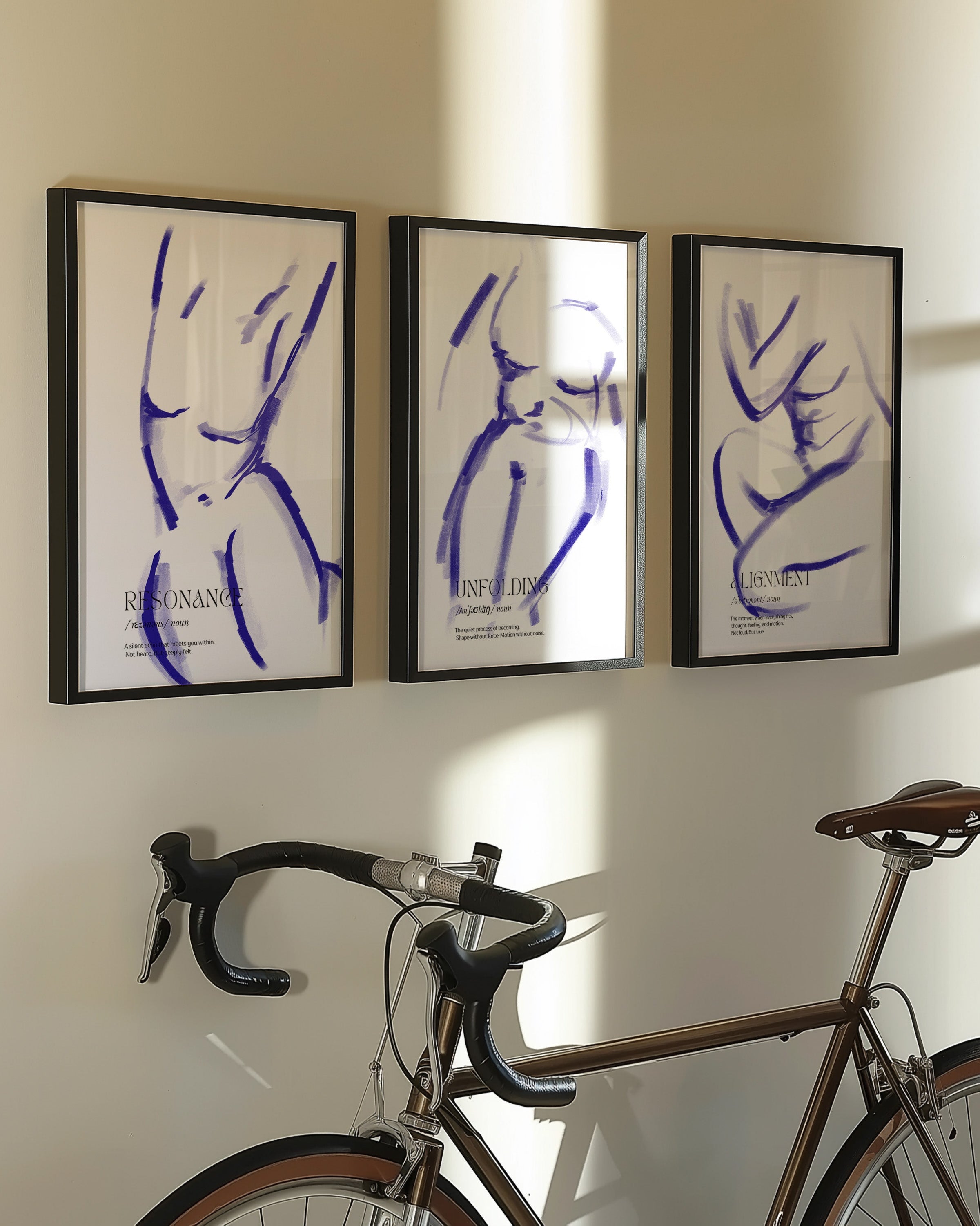 Unfolding Poster – Print Material Wandbild, moderne Kunst & Fine Art Print von Spawnd, handgefertigt & Made in Germany