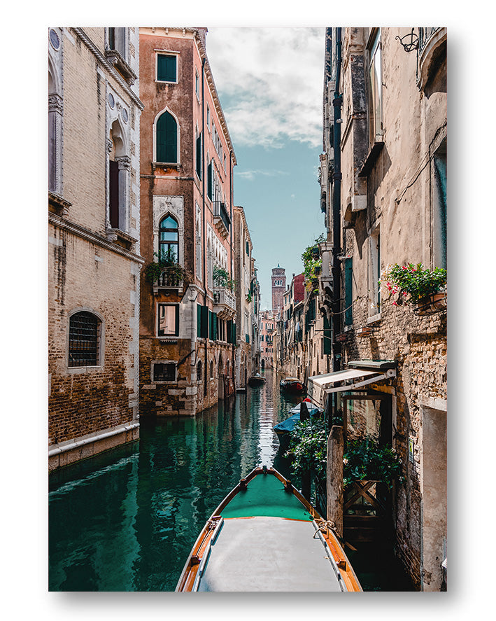 Venice Poster – FineArt Wandbild, moderne Kunst & Fine Art Print von Spawnd, handgefertigt & Made in Germany