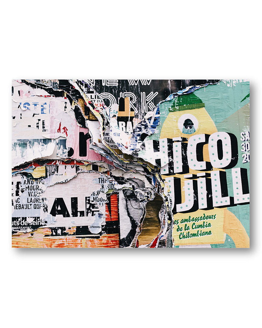 Wall in Reykjavik Poster – Print Material Wandbild, moderne Kunst & Fine Art Print von Spawnd, handgefertigt & Made in Germany