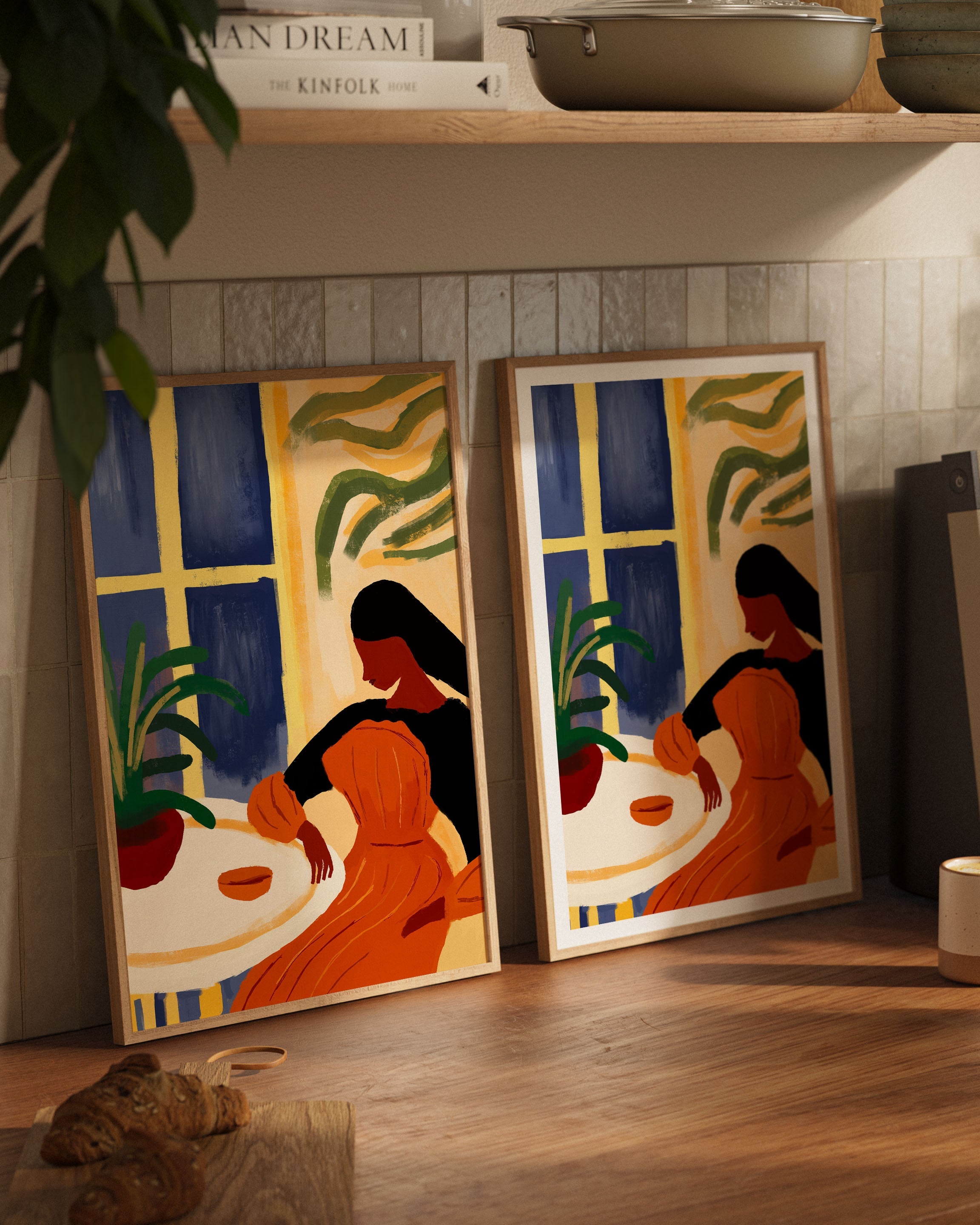 Warm between Walls Poster – Print Material Wandbild, moderne Kunst & Fine Art Print von Spawnd, handgefertigt & Made in Germany