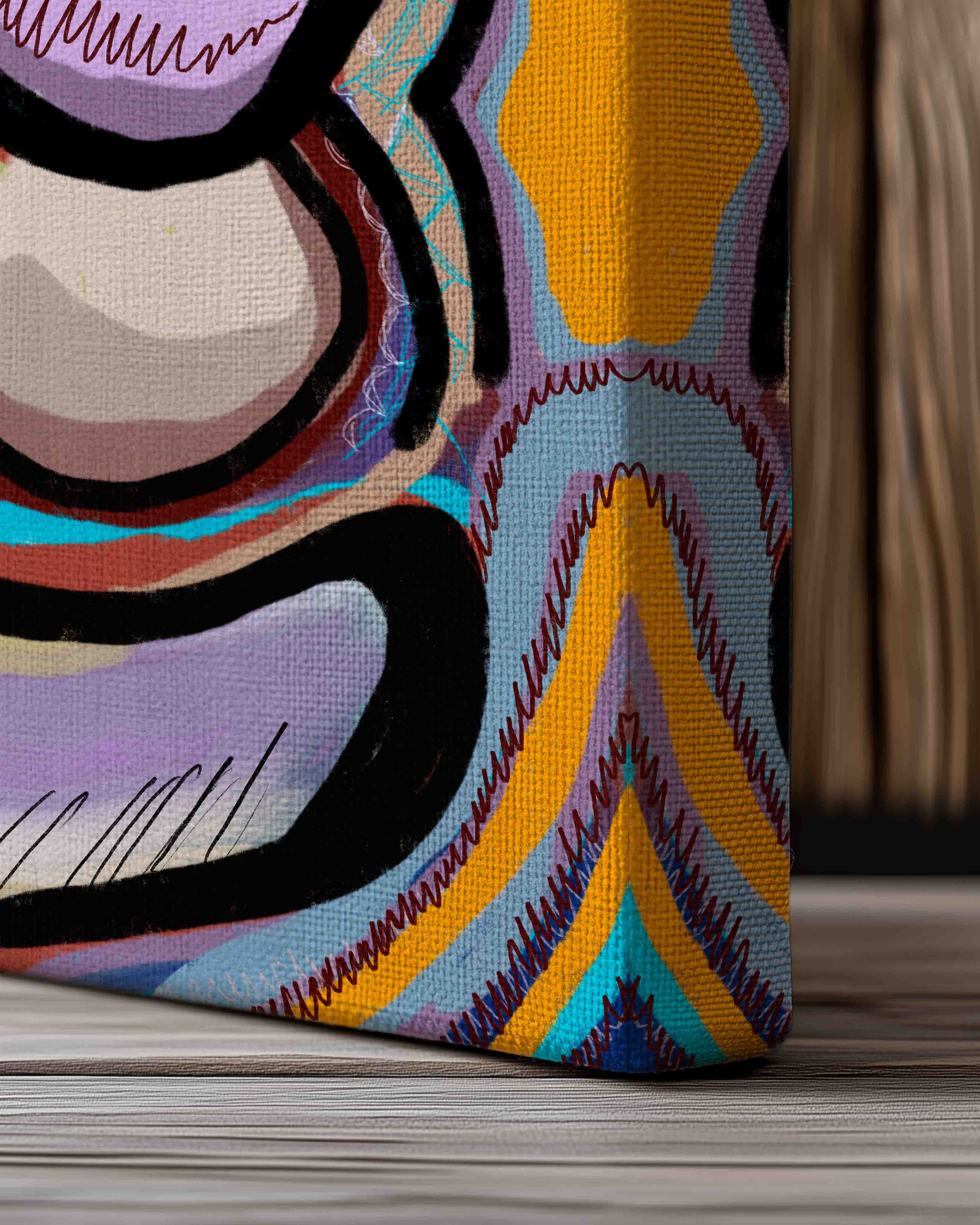 Why not? Poster – FineArt Wandbild, moderne Kunst & Fine Art Print von Spawnd, handgefertigt & Made in Germany