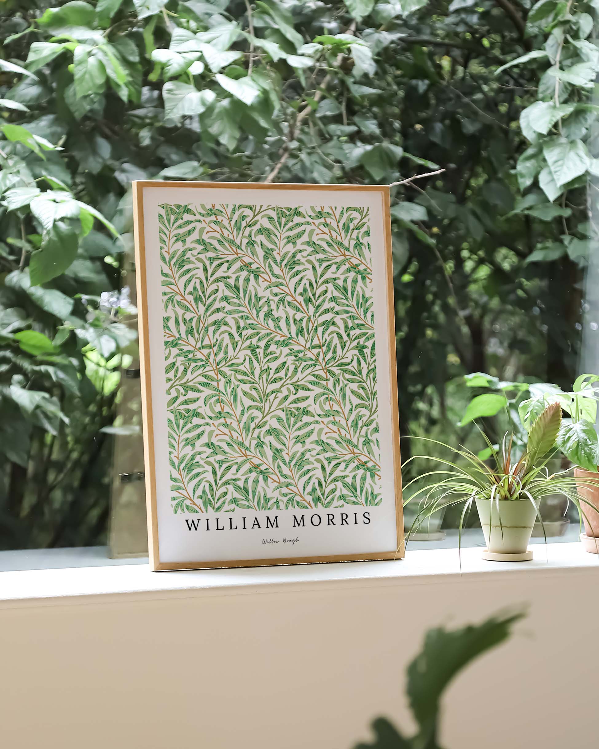 Willow Bough V2 Poster – Print Material Wandbild, moderne Kunst & Fine Art Print von Spawnd, handgefertigt & Made in Germany