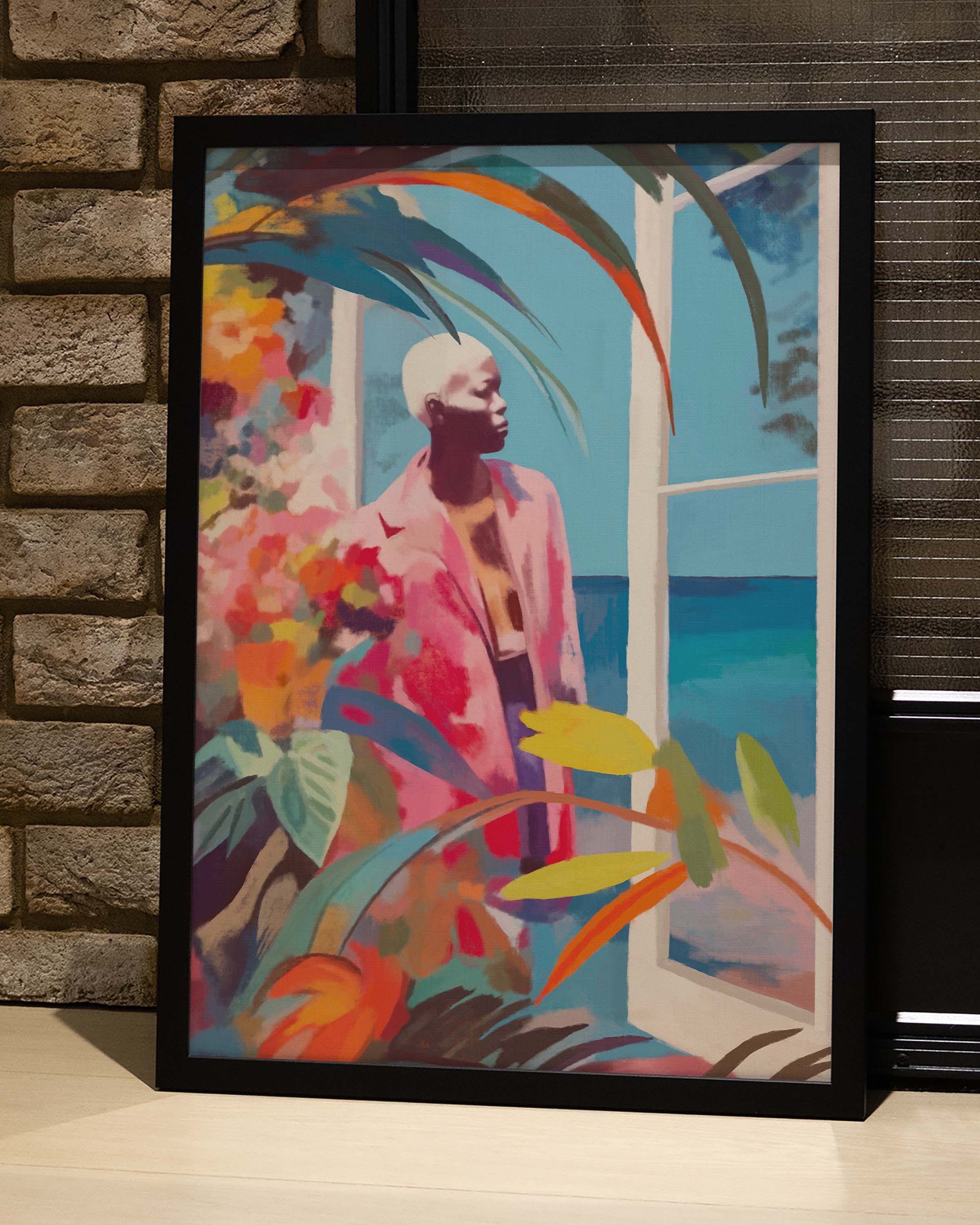 Wintergarden Poster – Print Material Wandbild, moderne Kunst & Fine Art Print von Spawnd, handgefertigt & Made in Germany