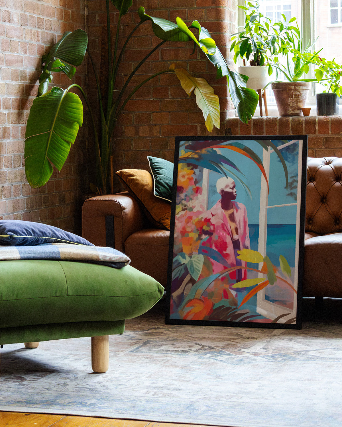 Wintergarden Poster – Print Material Wandbild, moderne Kunst & Fine Art Print von Spawnd, handgefertigt & Made in Germany